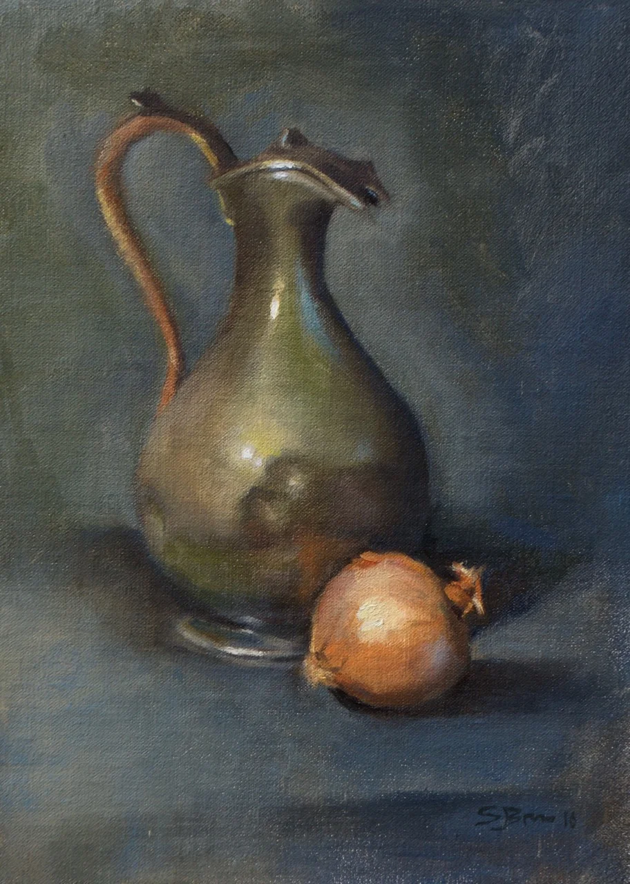 Pewter Pitcher II