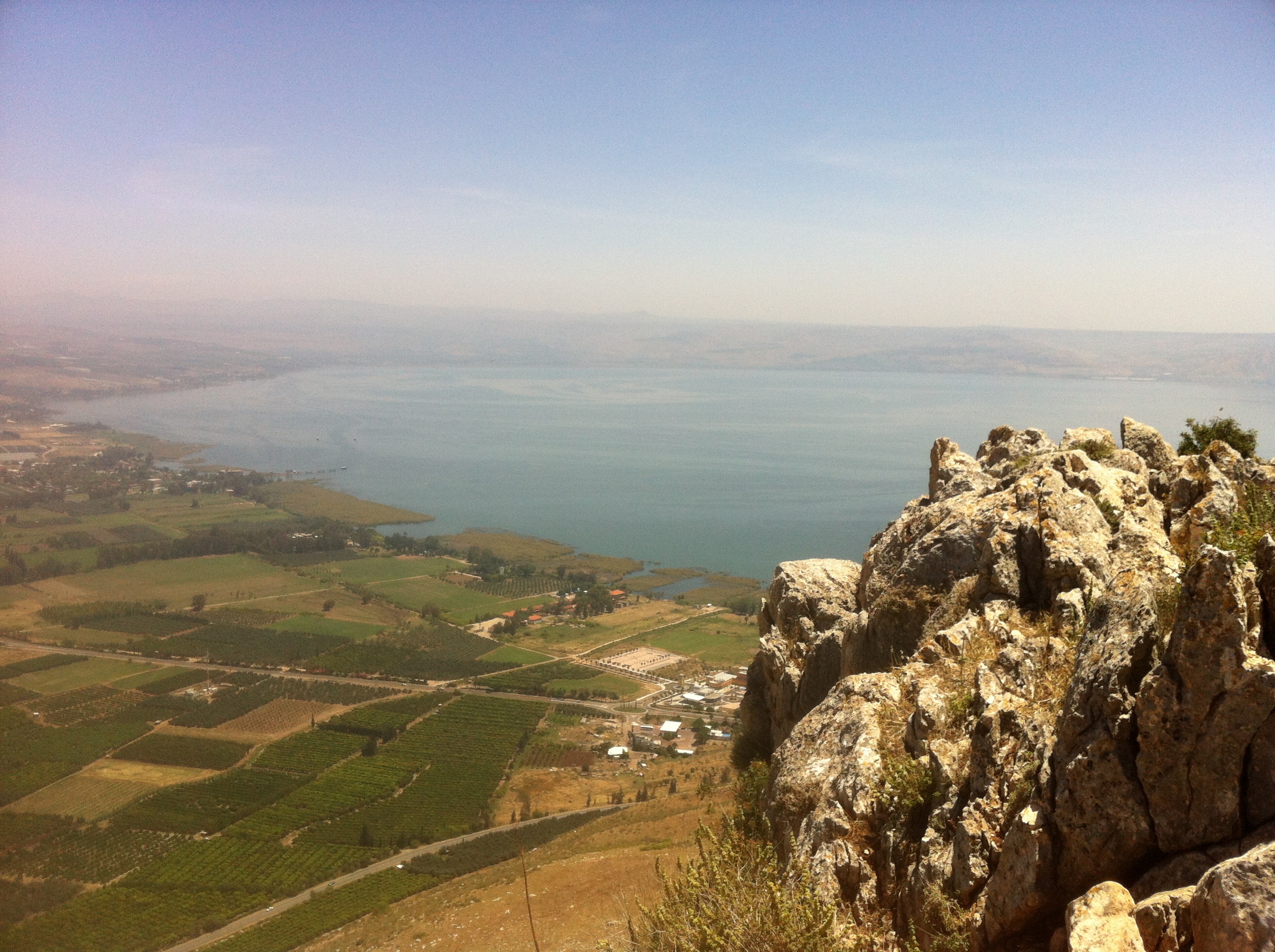 Sea of Galilee from the hillside