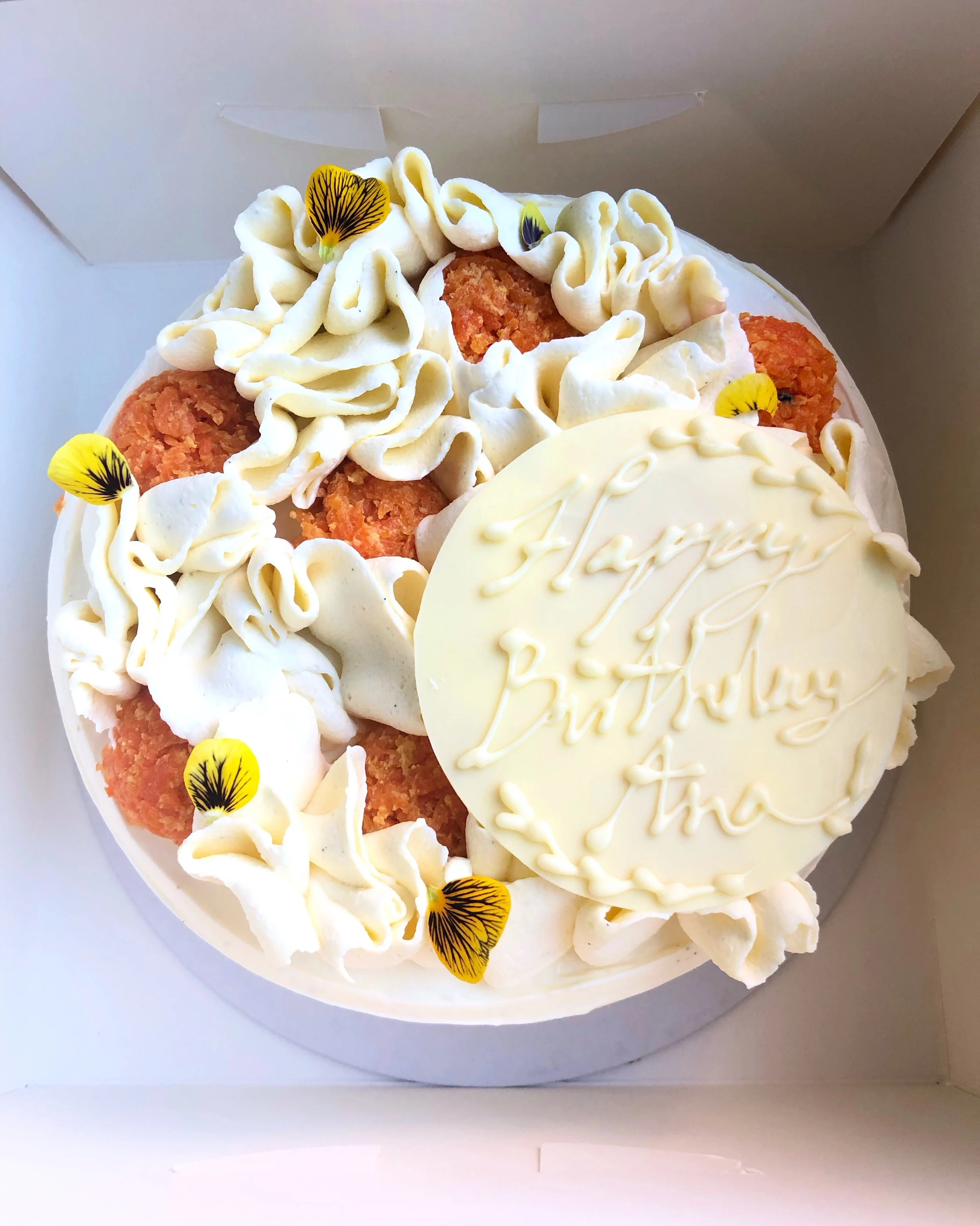 Ruffle Carrot Cake