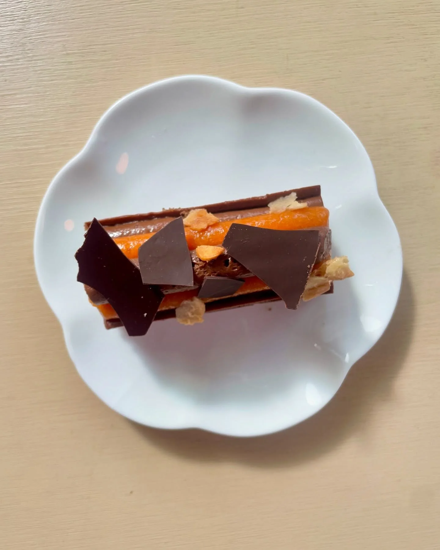 A play on Sacher torte flavours. 
Chocolate | Apricot |Almond 
Available this Friday and Saturday. 

#shutishuti #patisserie #cakes #yorkfood #sacher