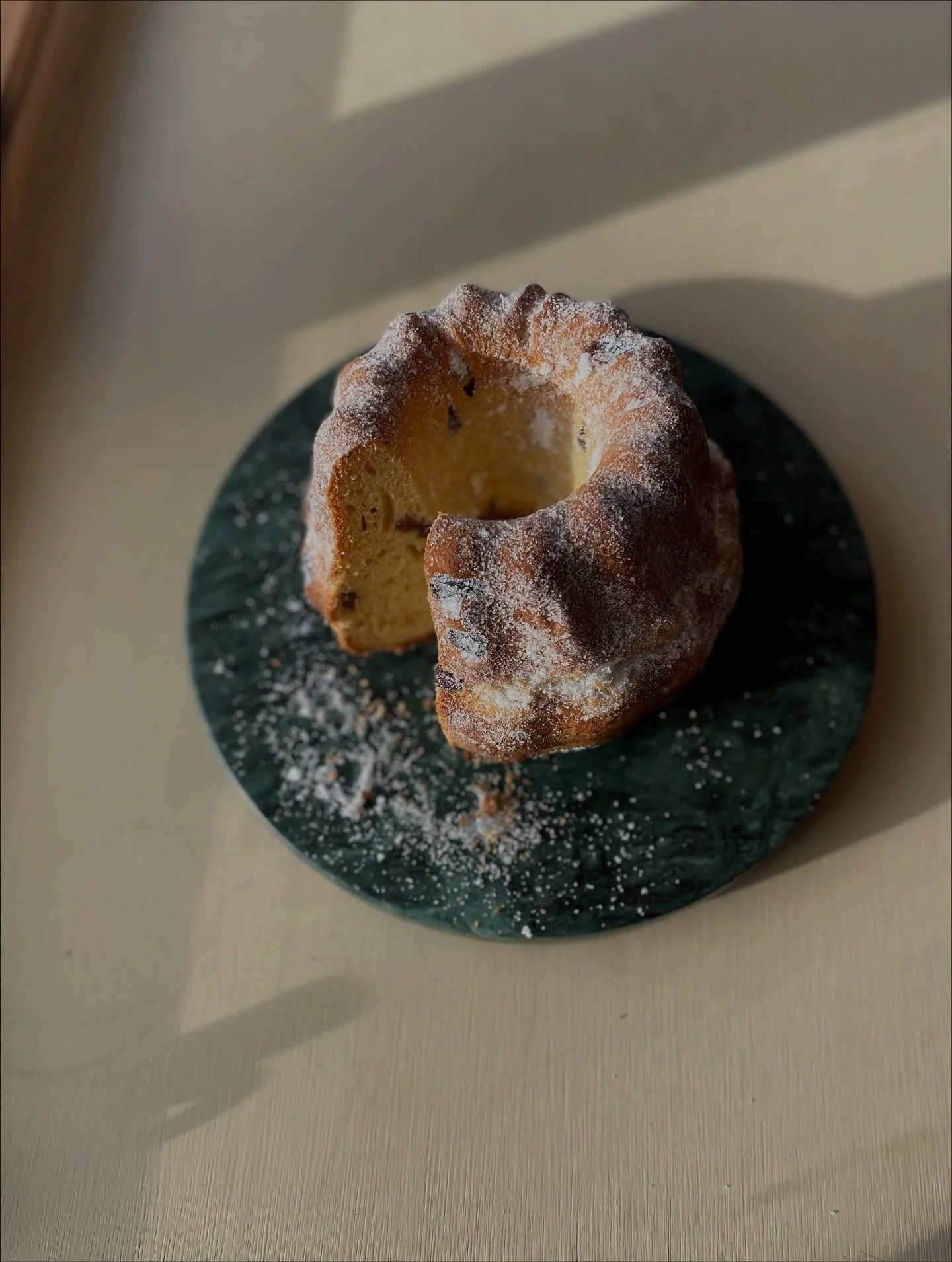 Really wanted to eat this today so I made some. Available today and tomorrow. #kuglof #guglehopf #bundtcakes