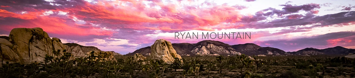 Ryan MOUNTAIN HAS A COMMANDING 360 degree VIEW OF THE PARK