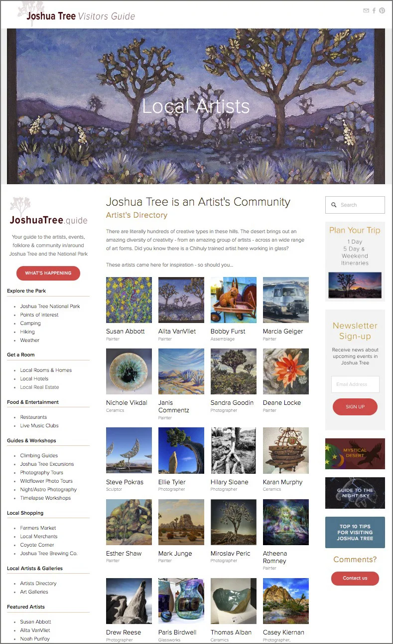 artists directory