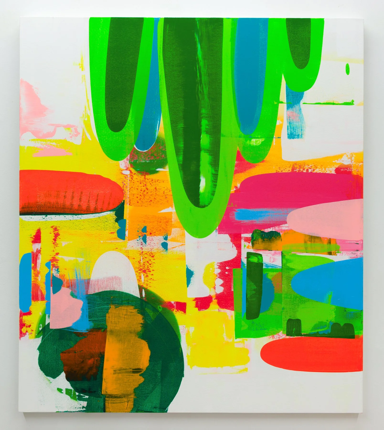 Daydream Believer II, 2023 62 inches x 54i inches Acrylic paint and molding paste on canvas