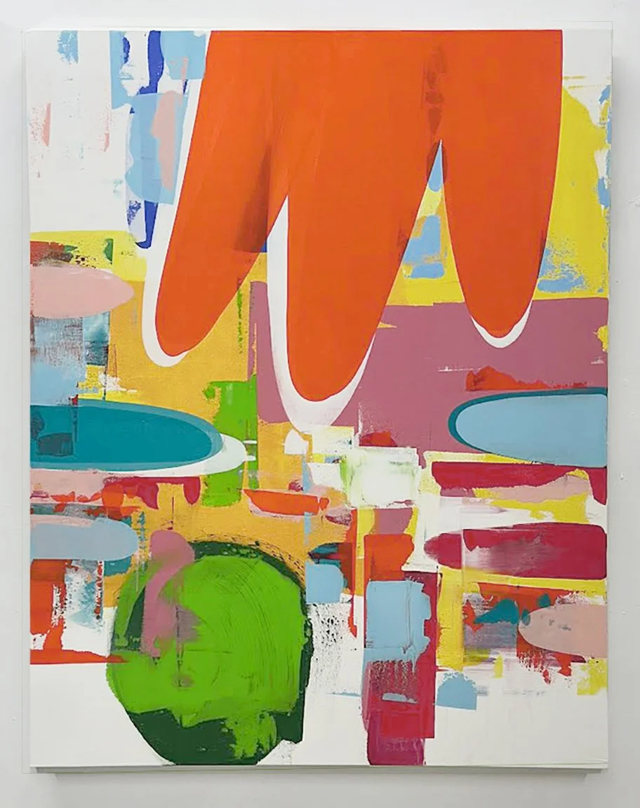 Fractured Landscape, 2012 acrylic on canvas 59 inches x 46 inches