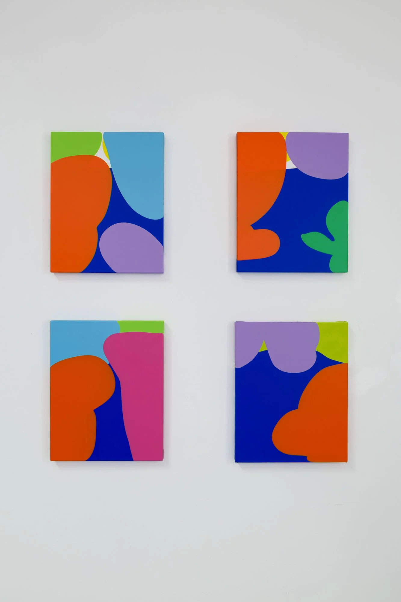 New Nature I-IV 20x 16 inches each canvas