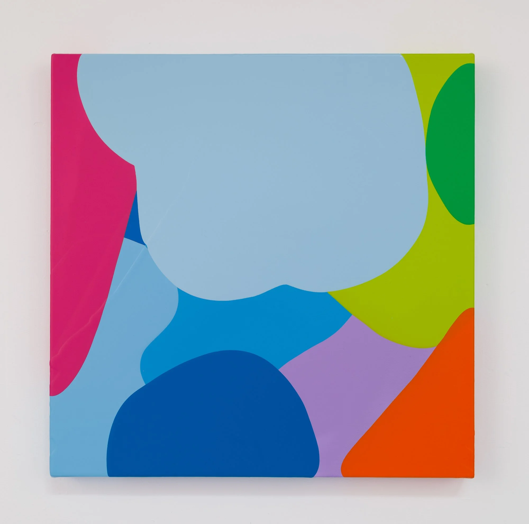 Flourish  2024 acrylic on canvas 24 x 24 inches