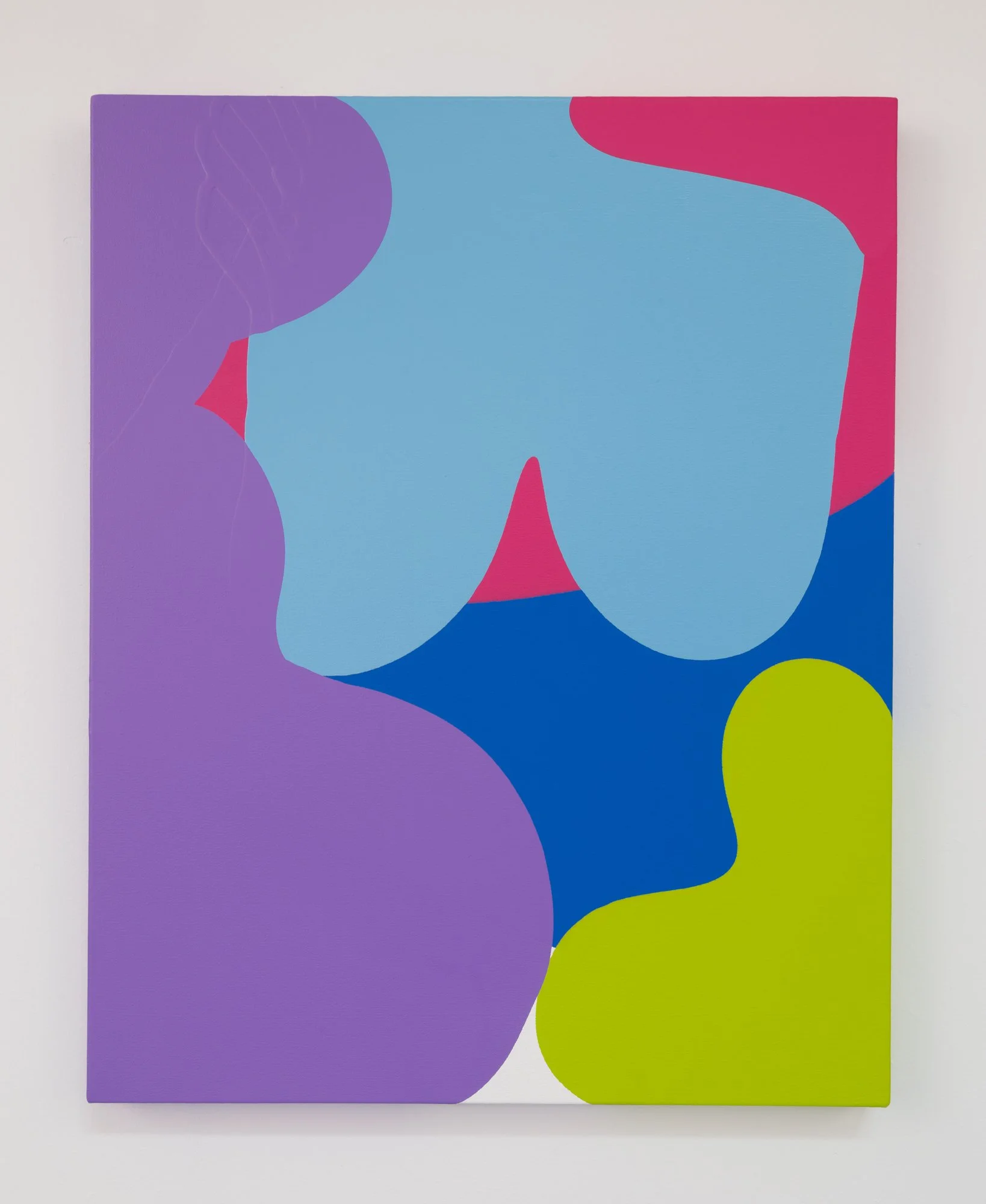 Triple Play I, 2024 acrylic and mediums on canvas  30 x 24 inches