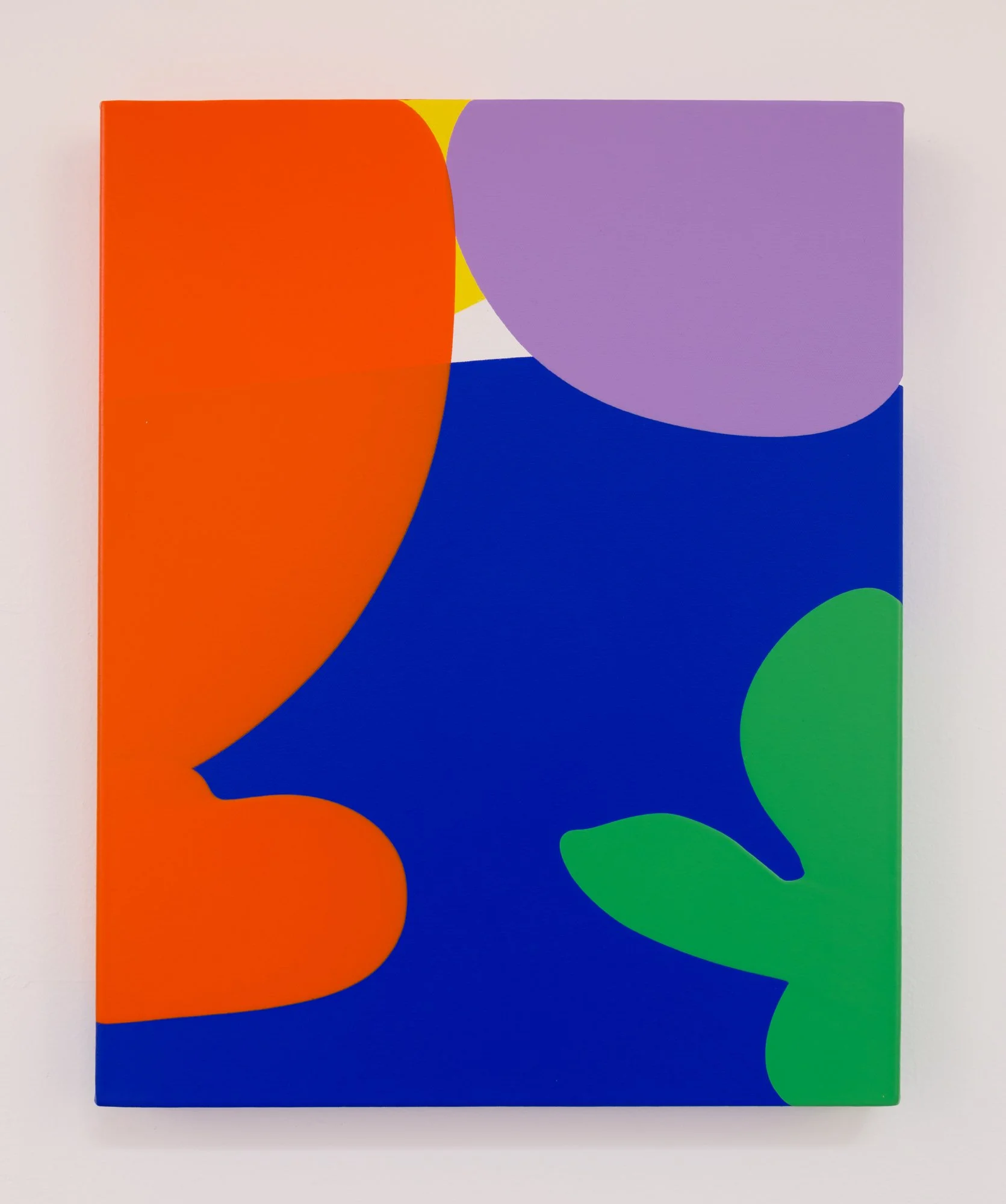 New Nature I, 2024 acrylic and mediums on canvas 20 x 16 inches