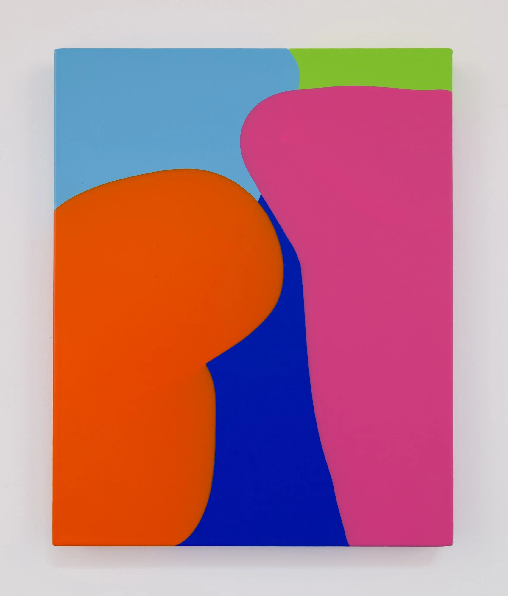 New Nature III, 2024 acrylic and mediums on canvas 20 x 16 inches