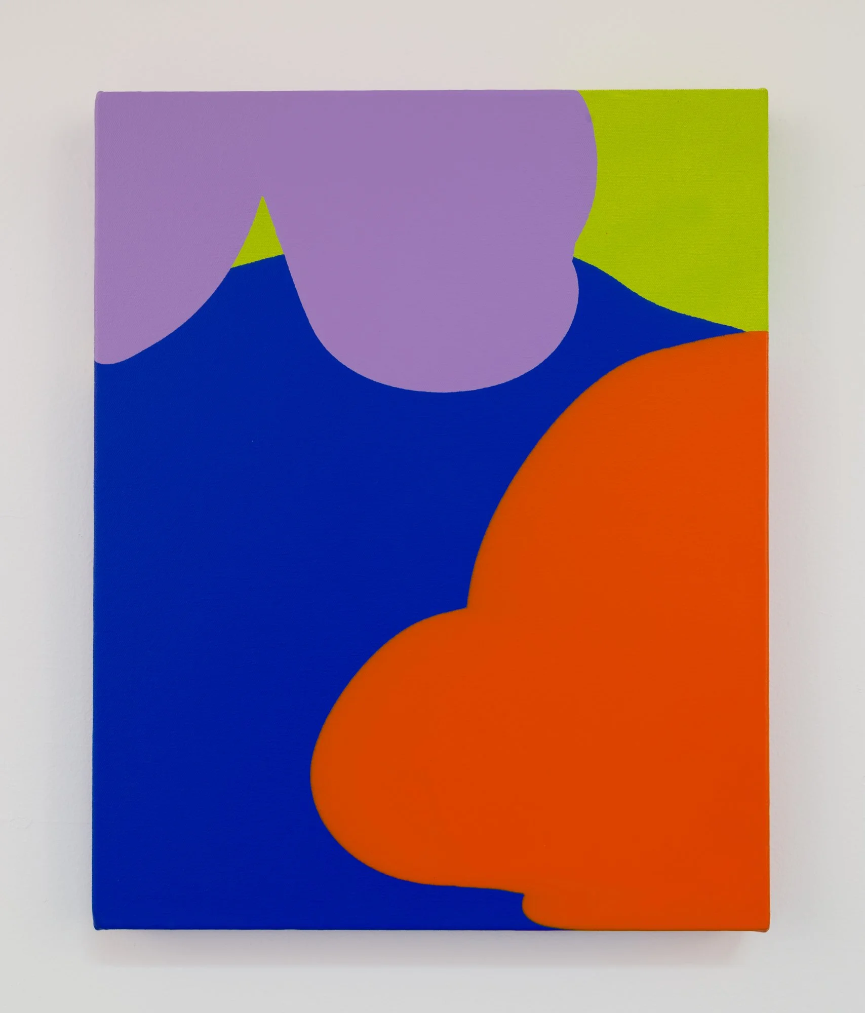 New Nature IV, 2024 acrylic and mediums on canvas  20 x 16 inches