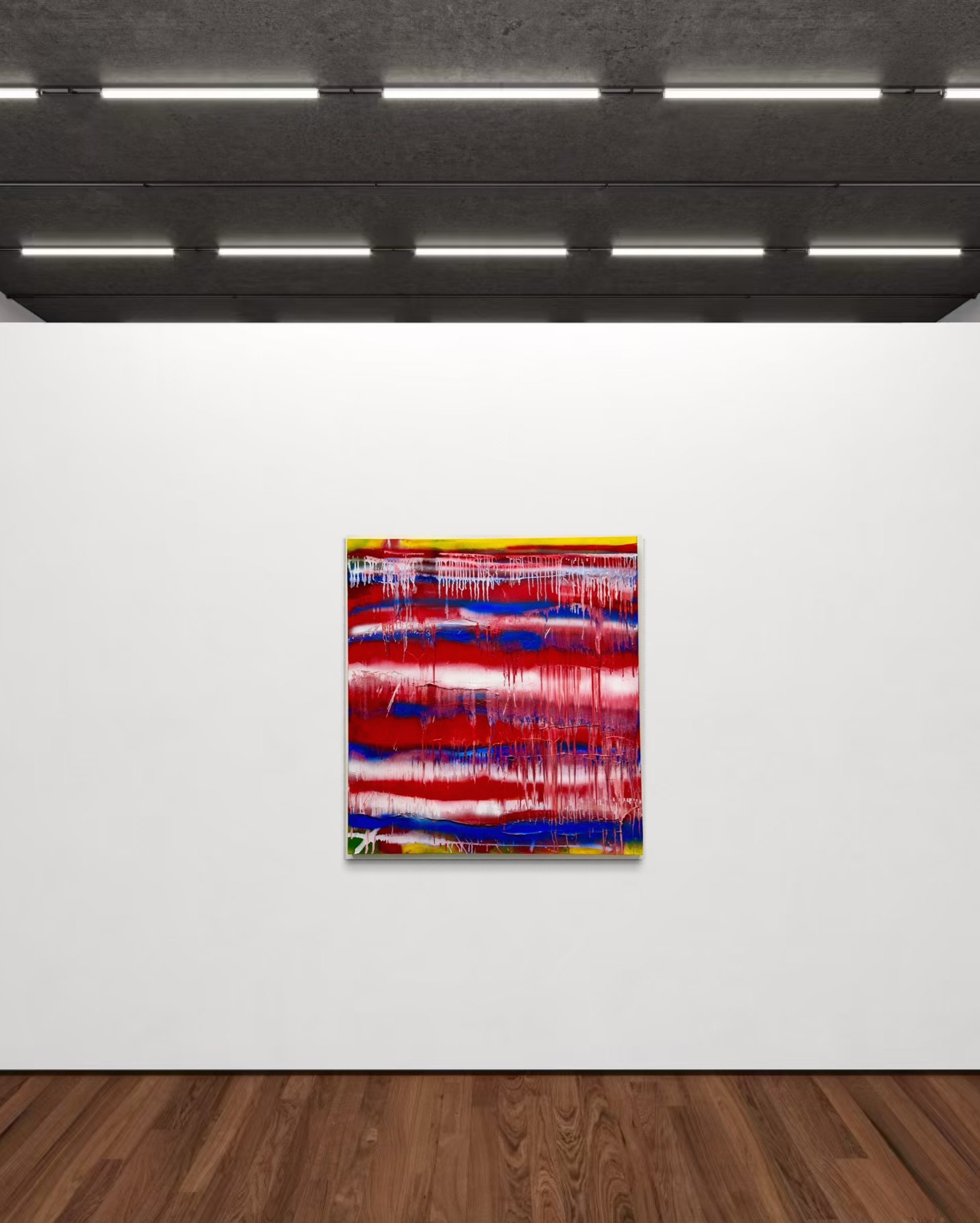 Bleeding Flag (uncharted flow) 2025 Beauty is a Bladt-for Jeremy Gilbert-Rolfe at Art Cake Brooklyn NY April 2025