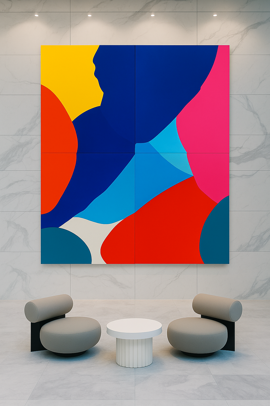Stellers' Jay lll, 2025 on view at Morgan Stanley, One Post Office Square, Boston