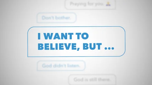 I Want to Believe, But...
