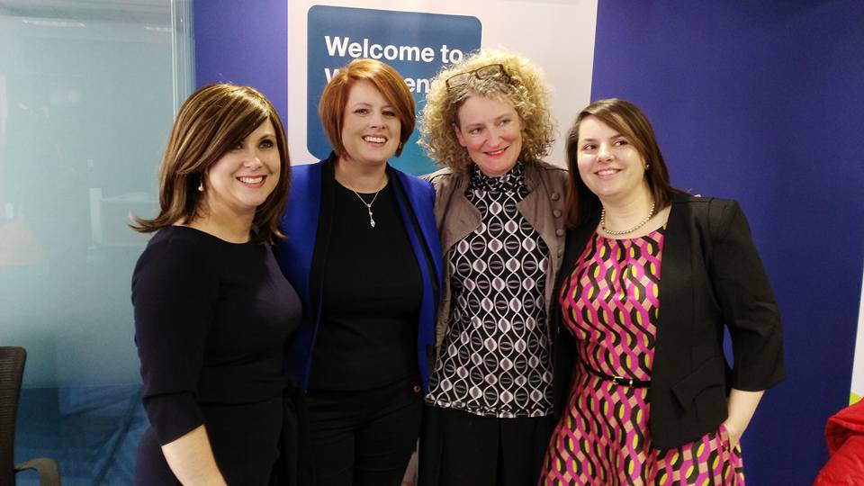 With Sinead Carroll, Breda Stackpool, Dolores Andrew-Gavin and Martha Fraser WIN Galway Meet Up