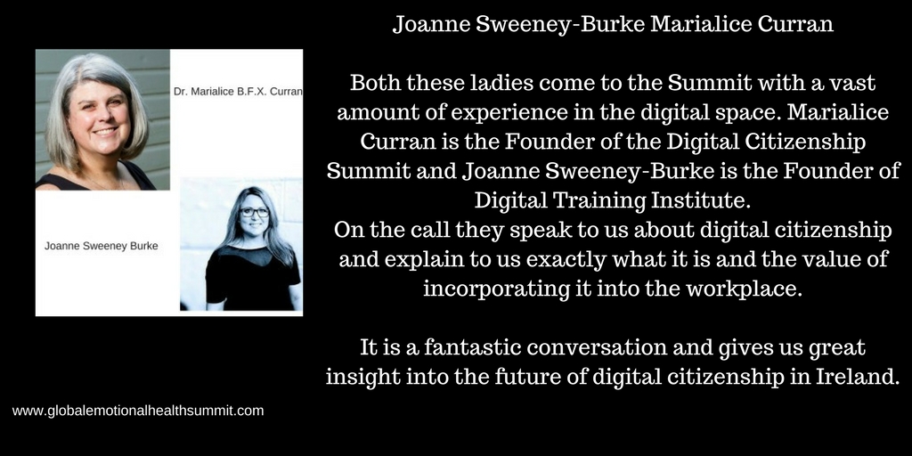 Joanne Sweeney-Burke Marialice CurranBoth these ladies come to the Summit with a vast amount of experience in the digital space. Marialice Curran is the Founder of the Digital Citizenship Summit and Joanne Sweeney-Bu.jpg