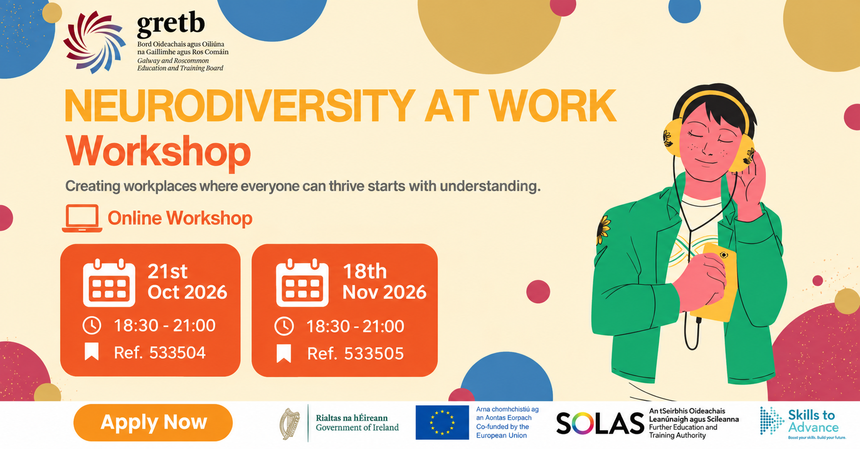 Neurodiversity at Work Workshop (Online)