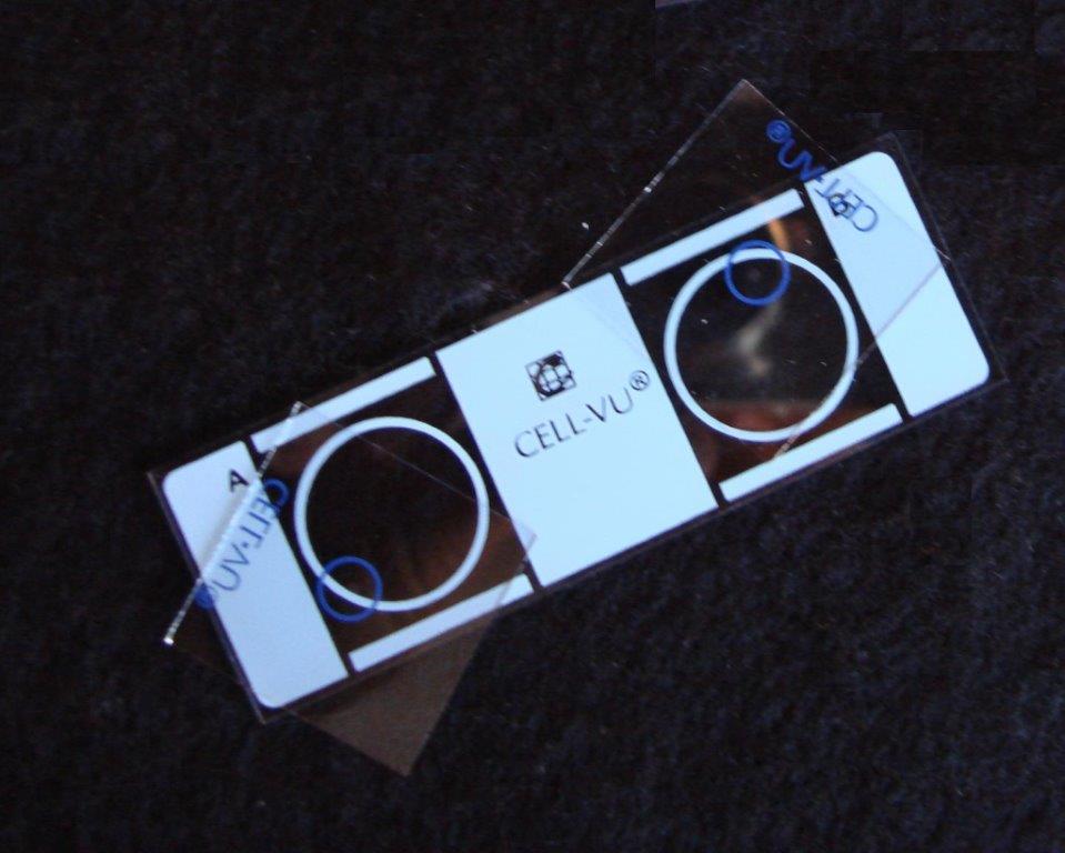 Cell-VU slide w/ Grid on Coverslip / DRM-600