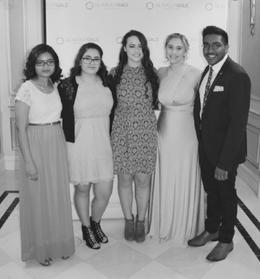 This year's Glammy Award Winners, from left: Sara Ullah, Elizabeth Quinto, Jacqueline Kerlin, Leyla Mulavdic and Nicholas Sookhoo. (Not pictured: Bailey Watkins)