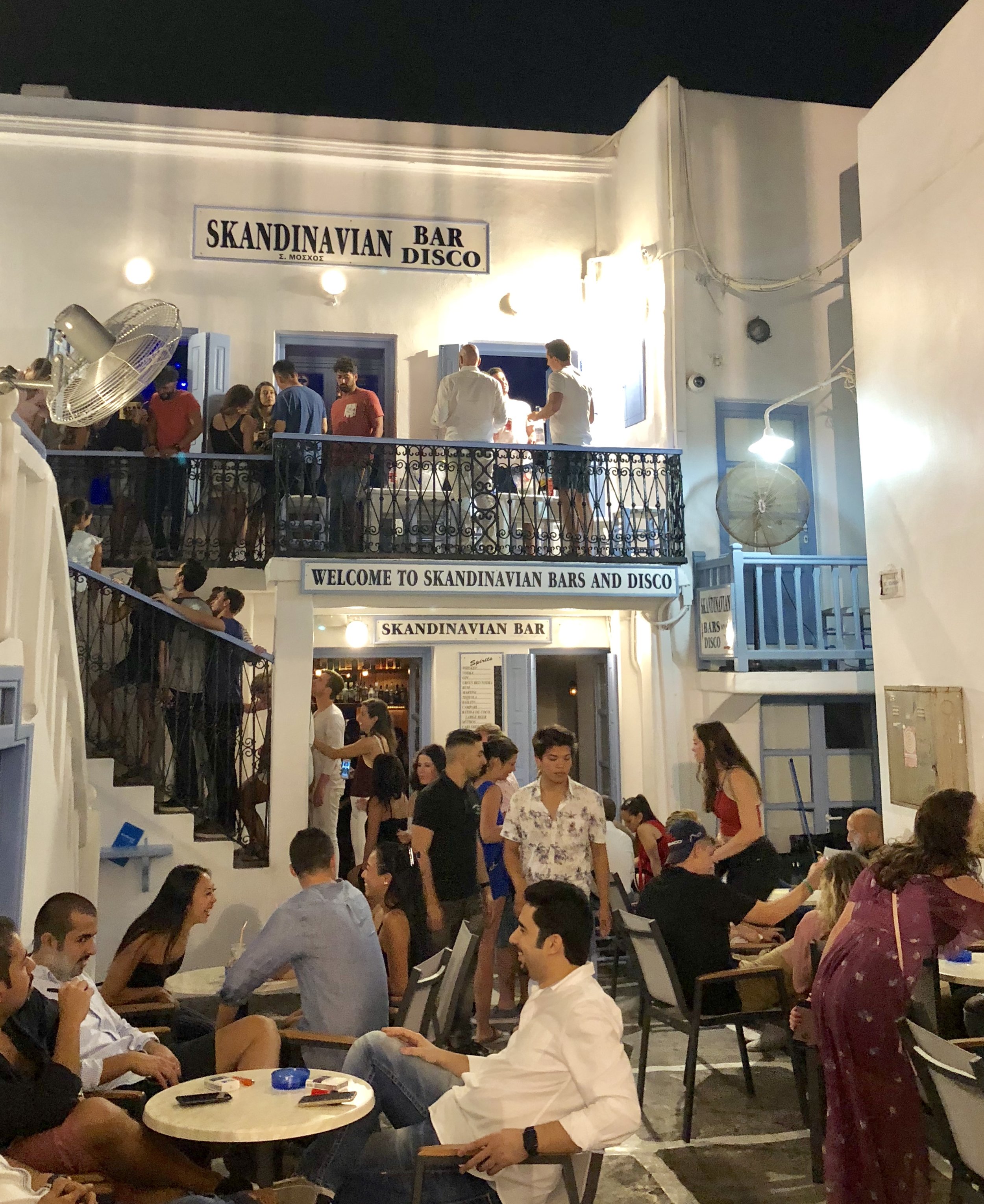 Skandinavian Bar - one of the most popular nightclubs on the island.