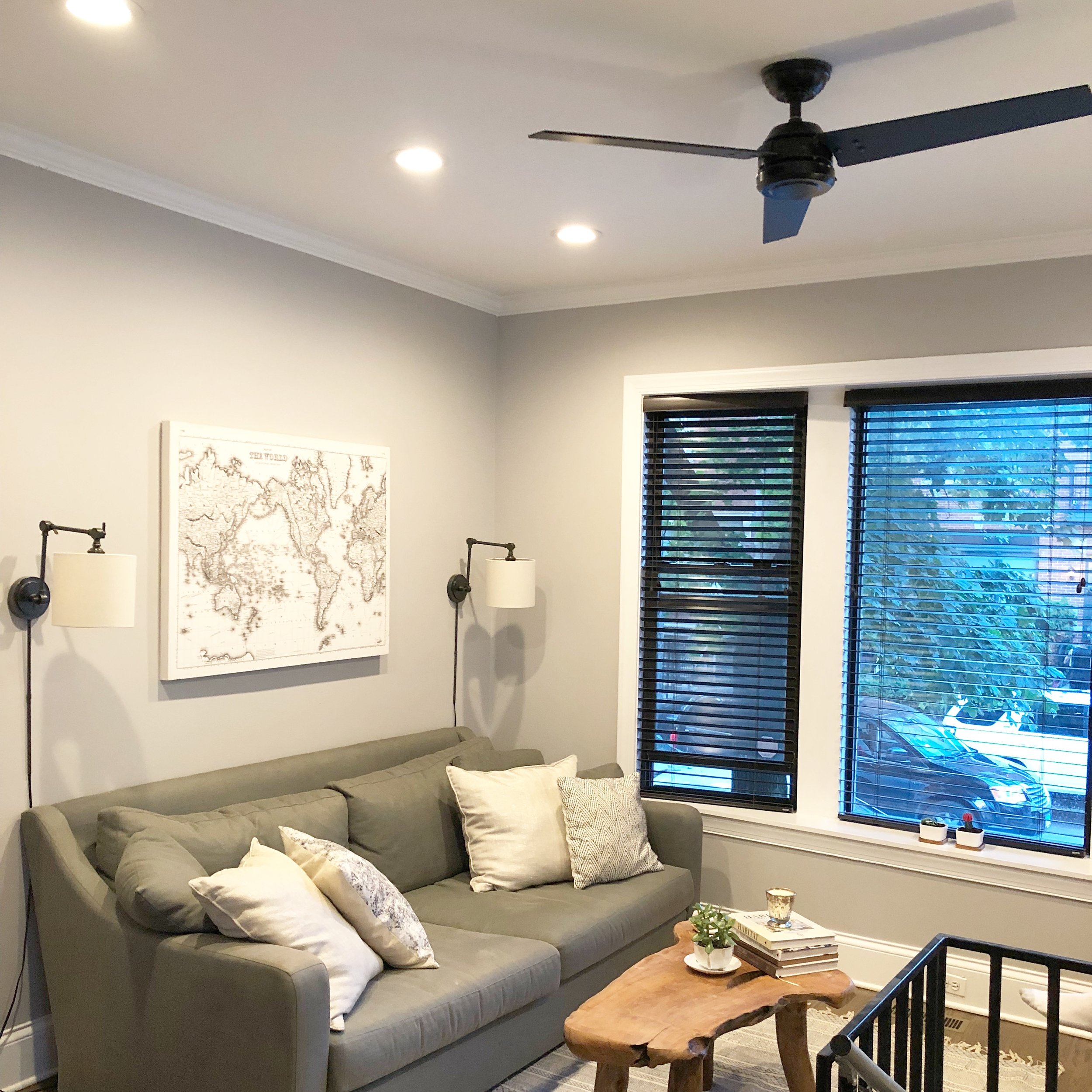 recessed lighting living room