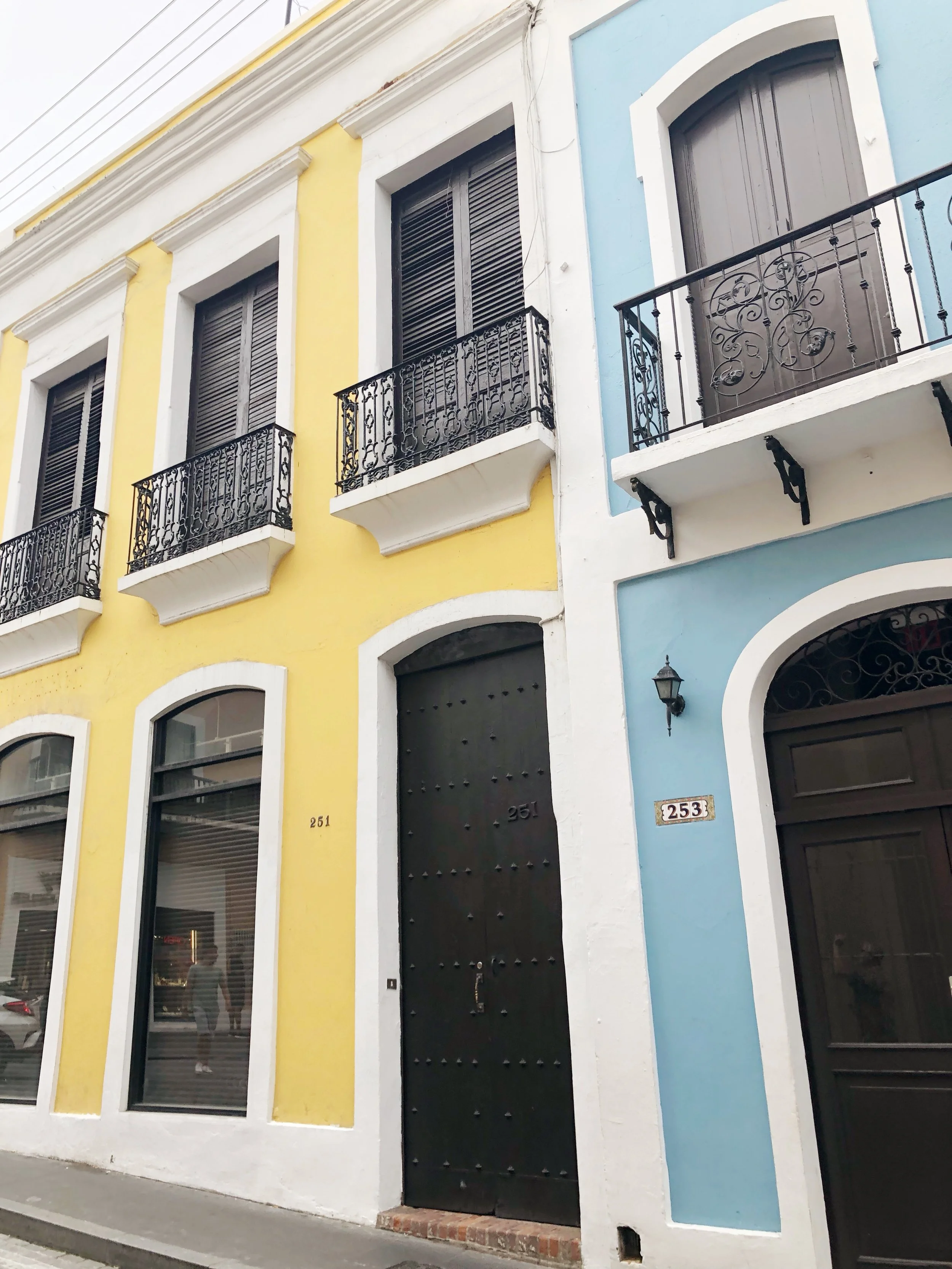 More gorgeous buildings in Old San Juan.