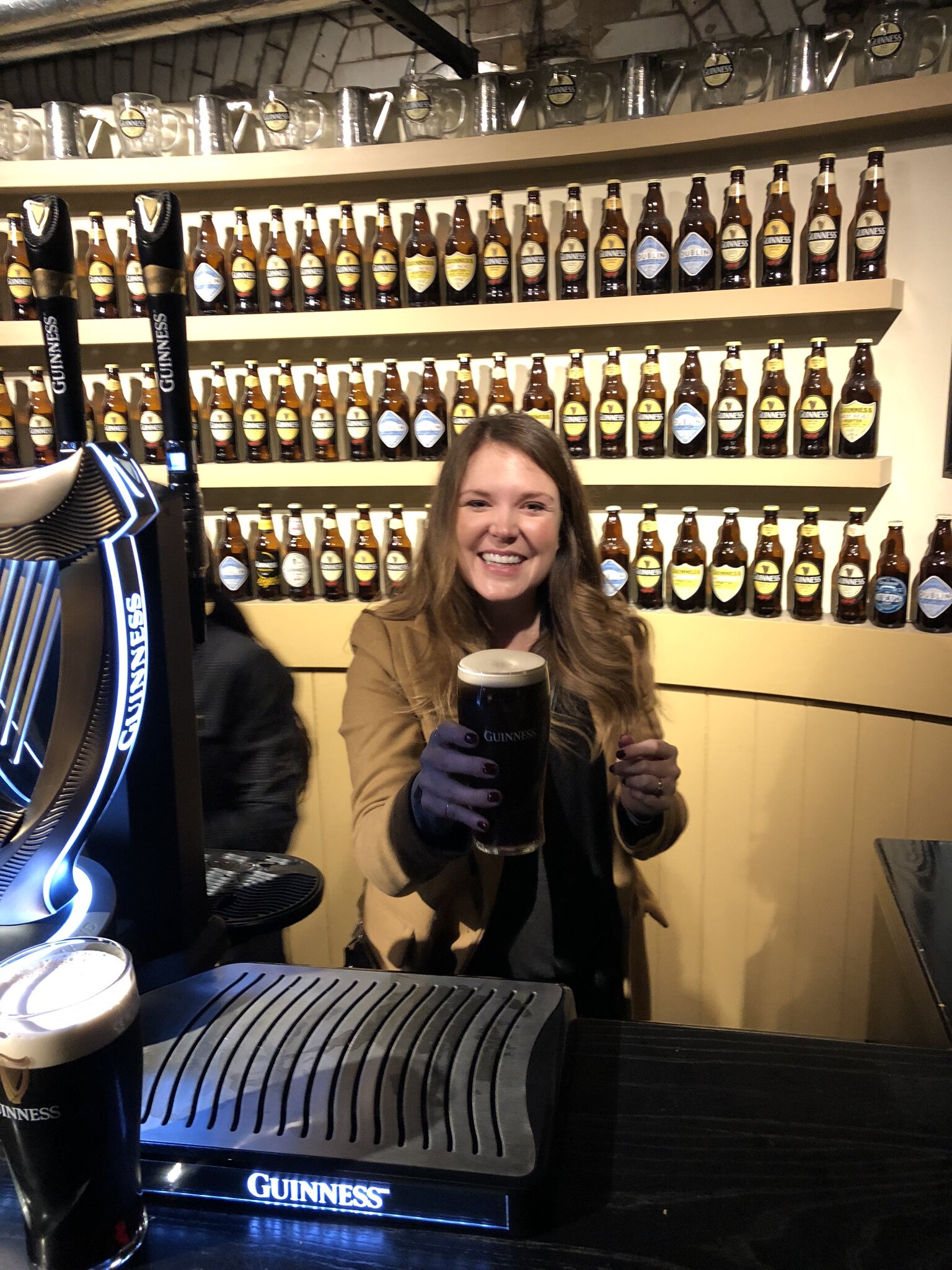 Fun fact: serve the Guinness harp-forward.
