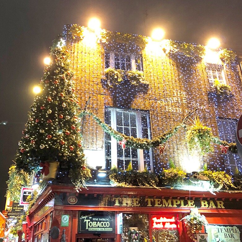 The famous Temple Bar in Dublin!