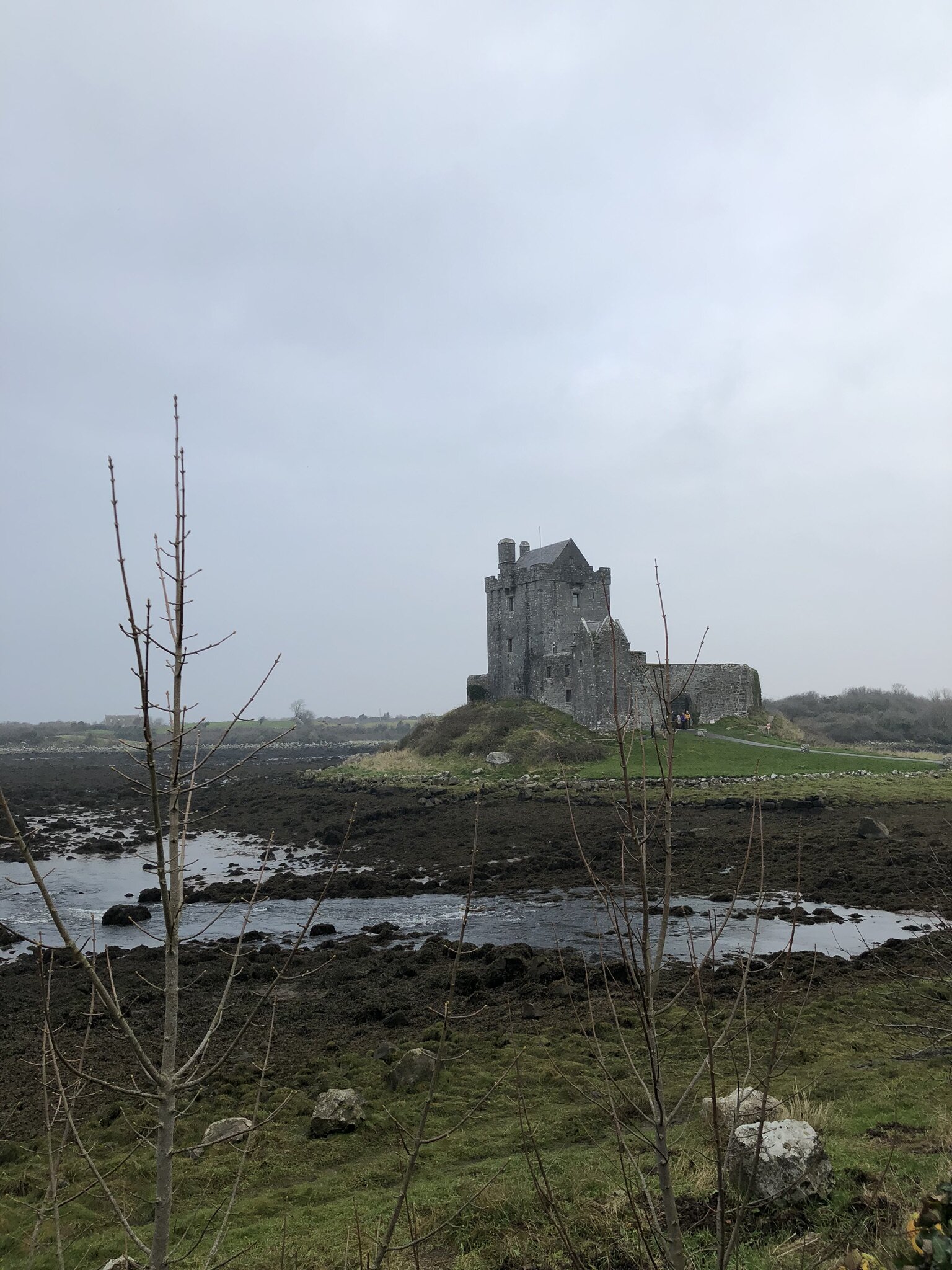 Dunguire castle in Kinvara, Ireland
