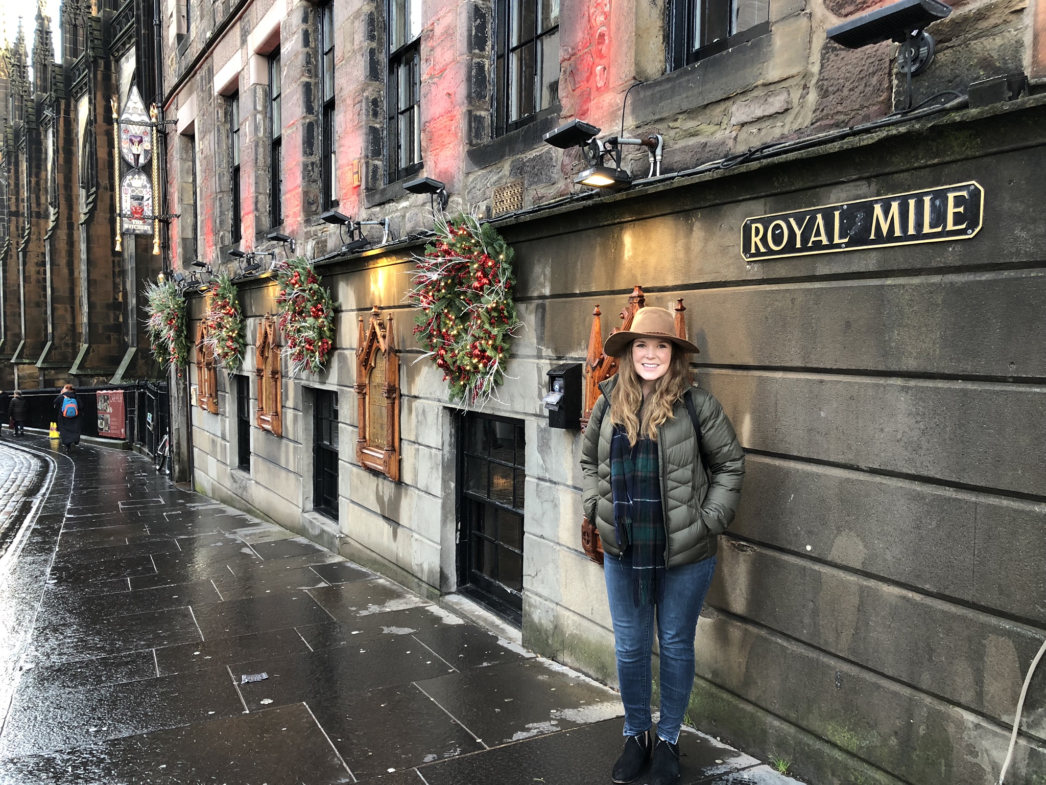 The Royal Mile in Edinburgh, Scotland.