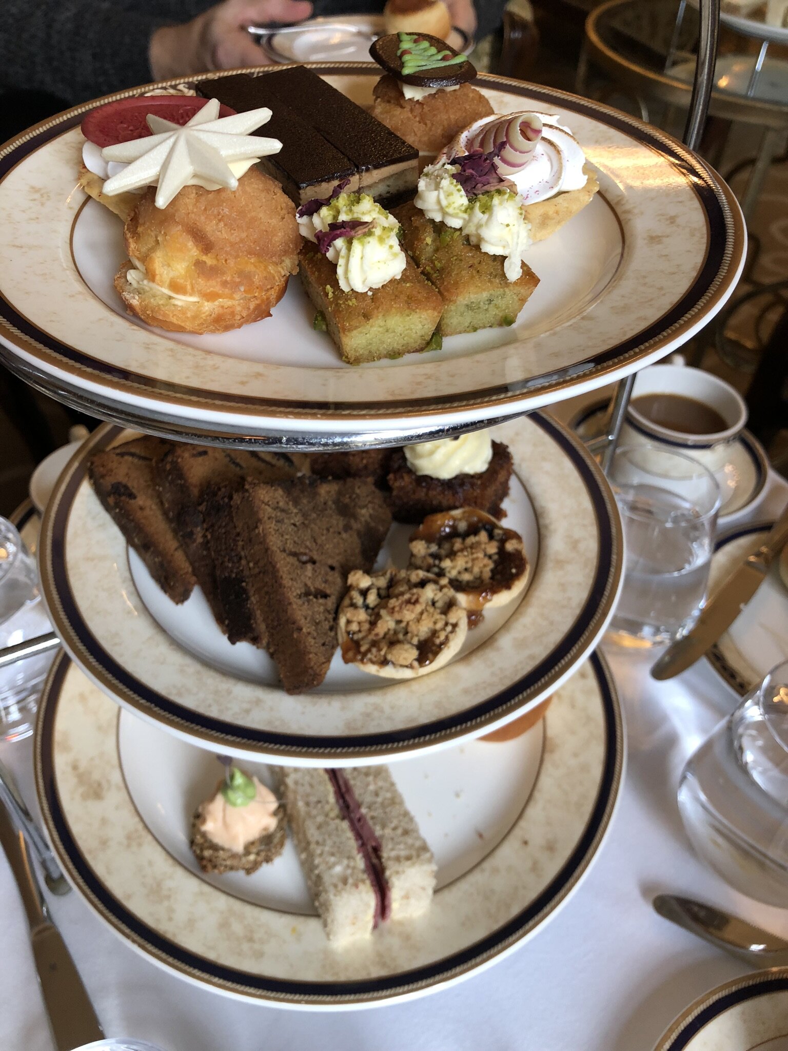 Afternoon Tea at the Hayfield Manor hotel in Cork, Ireland.