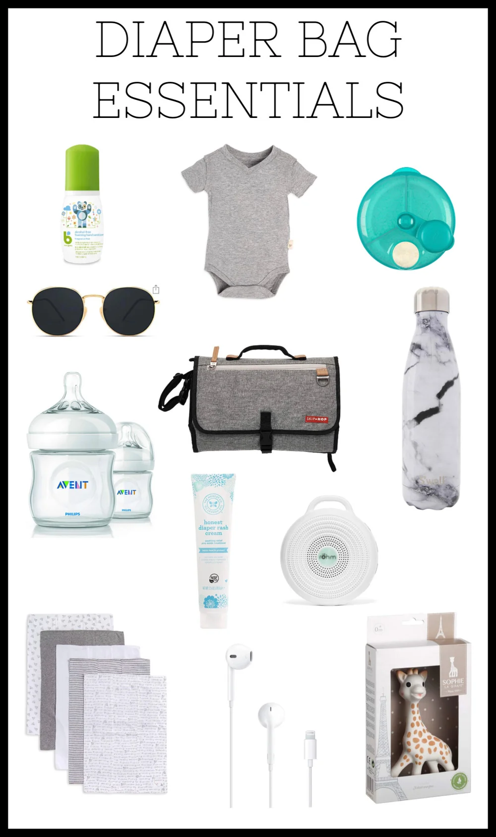 What to Pack in a Baby Diaper Bag: Essential Must-Have Items