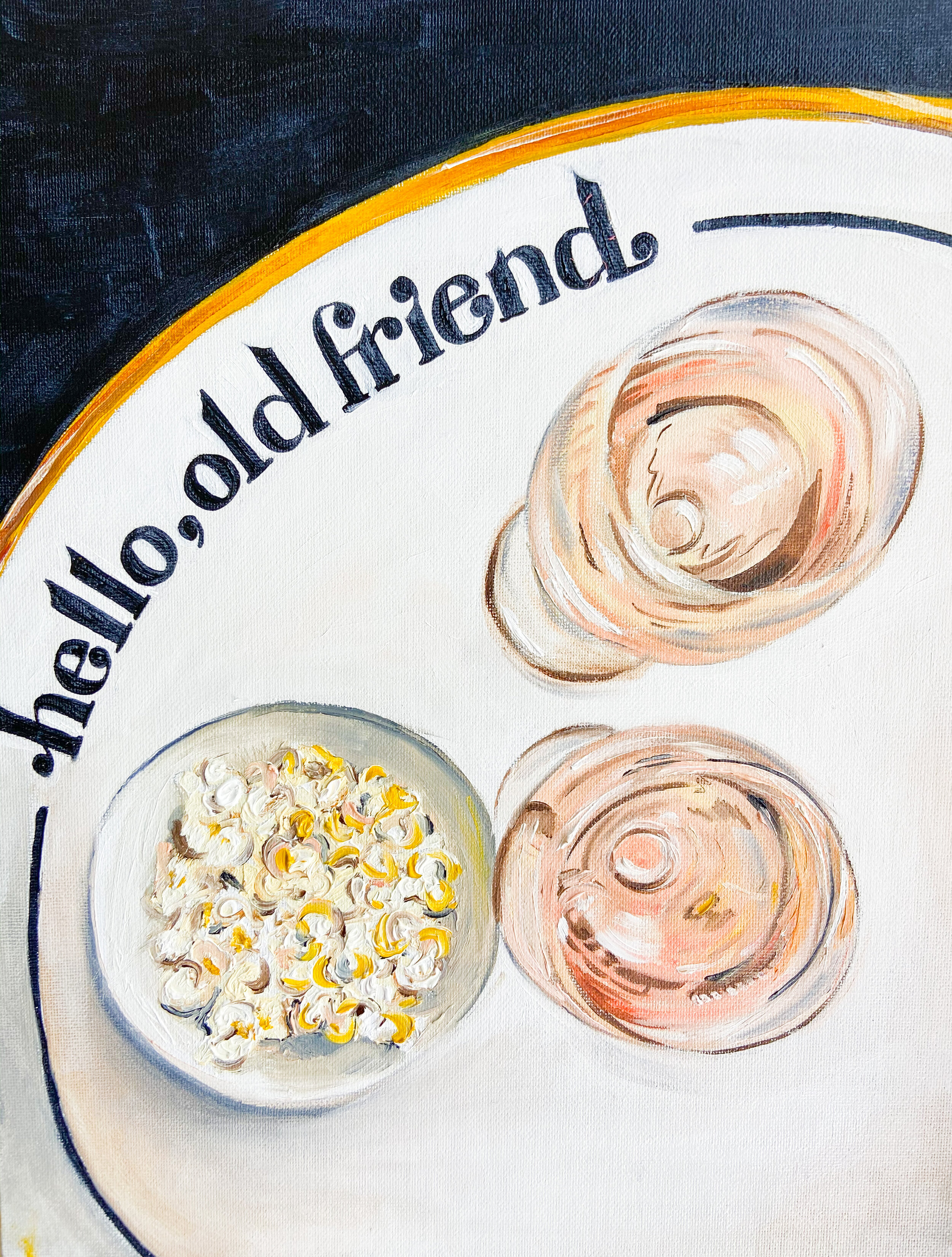 SOLD The Riddler, Popcorn and Bubbles