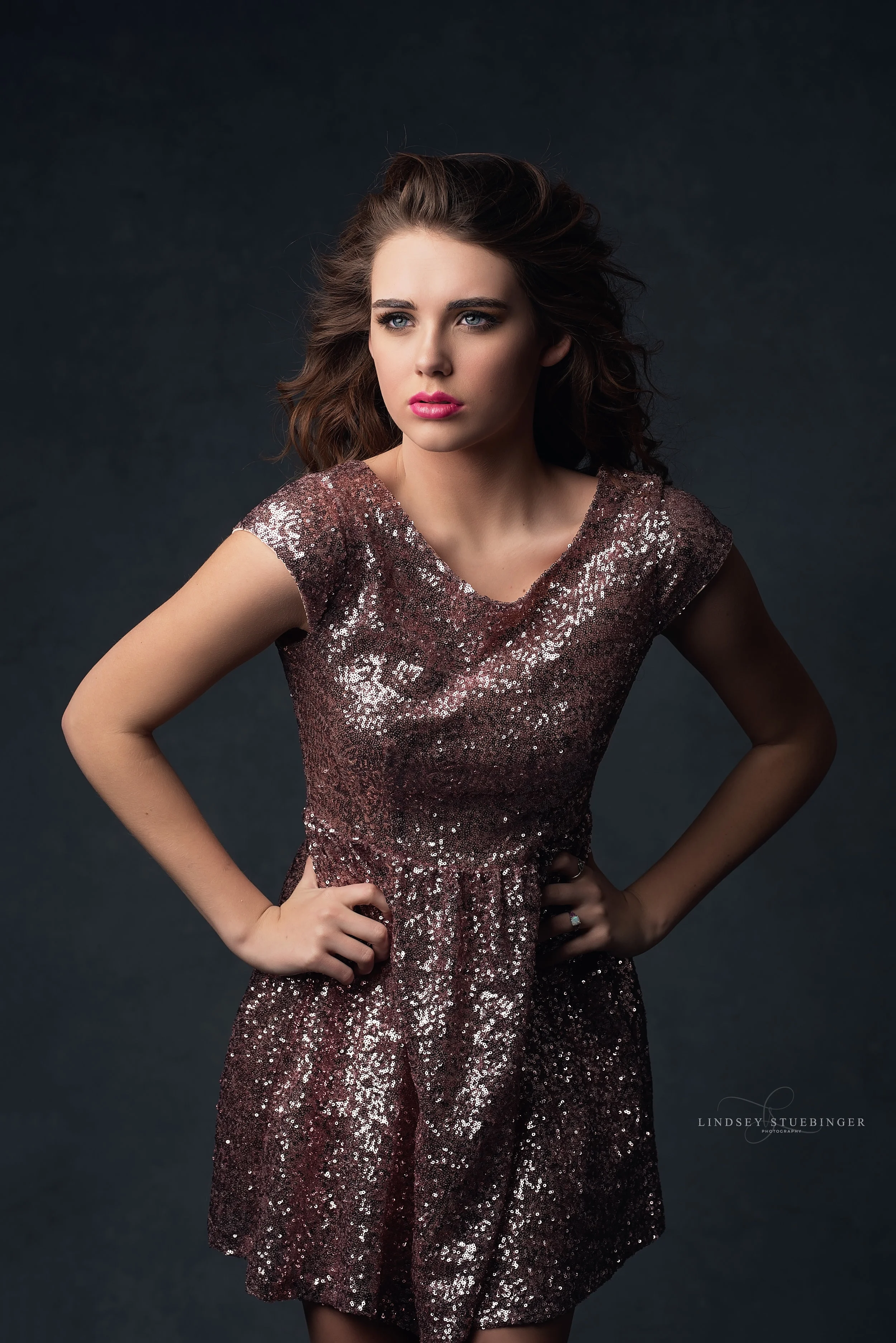 Photographer: Lindsey Stuebinger Photography Model: Isabella Fenoglio (Tonya Walsh Fenoglio) Makeup: Kelley Curry Artistry Stylist: Layla Komal Studio: Carmel Studios Photography