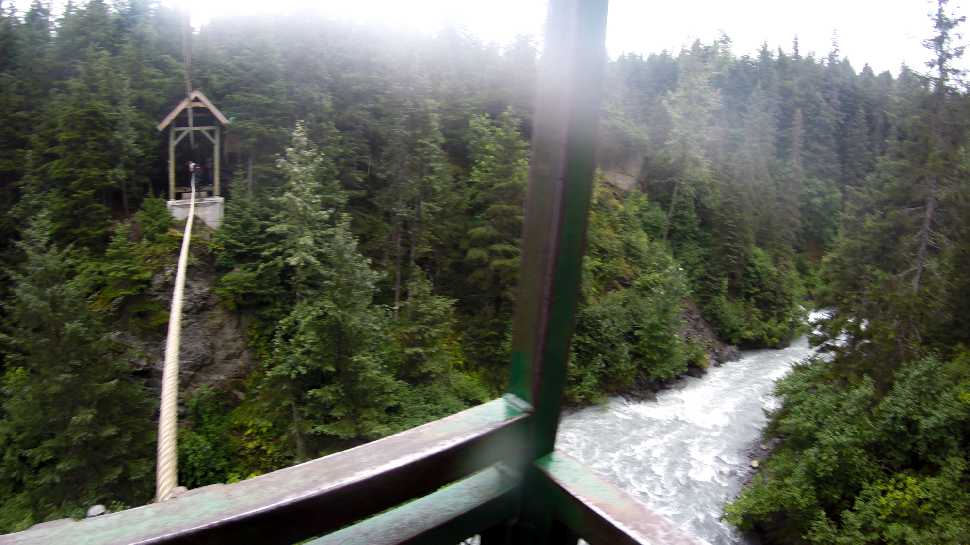  Hand tram over Glacier Creek 