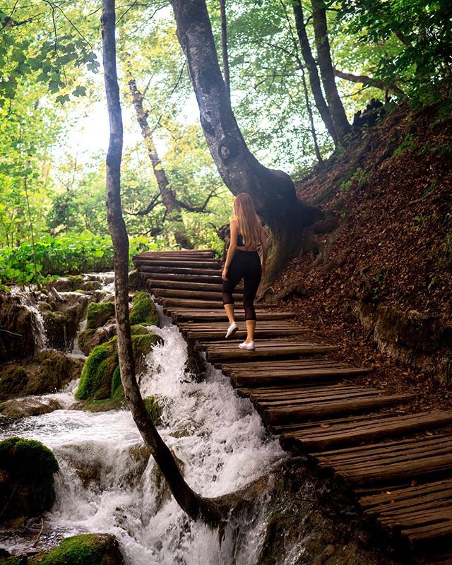 Mondays are hard. Captions are harder. This is the vibe I&rsquo;m channeling to get through the work week, though. 💦

The sound of running water follows you throughout the entire park. I love how the wood plank trails take you over the actual waterf