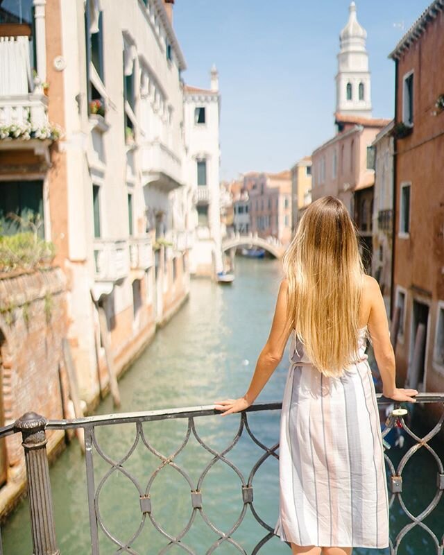 The best advice I received for Venice was to just get lost, so that&rsquo;s exactly what we did. 
I took photos on at least 100 bridges that I&rsquo;ll never find again and had to reroute a few times after an interesting alley way led to nothing but 