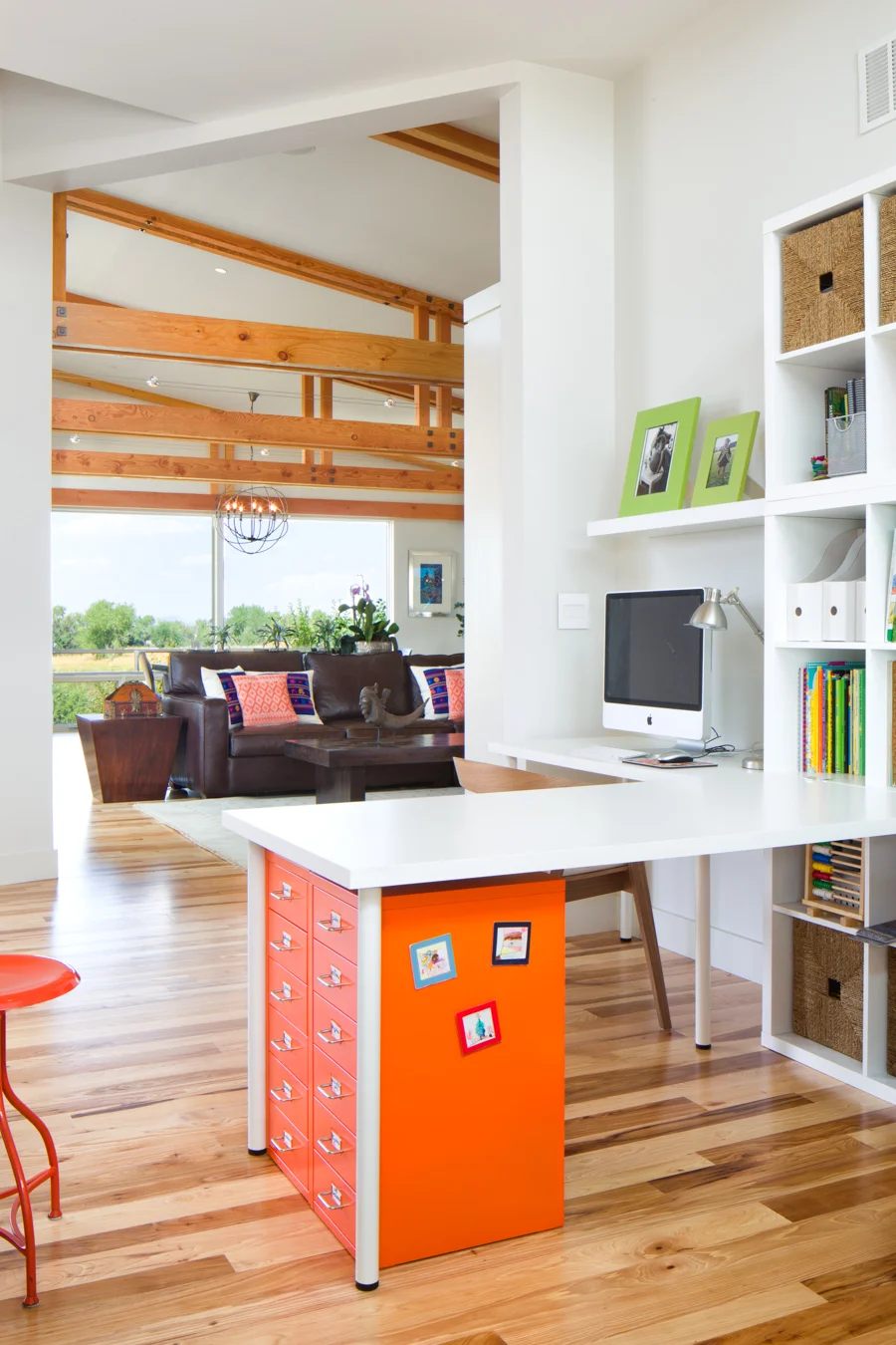 Office to Living Room Vignette