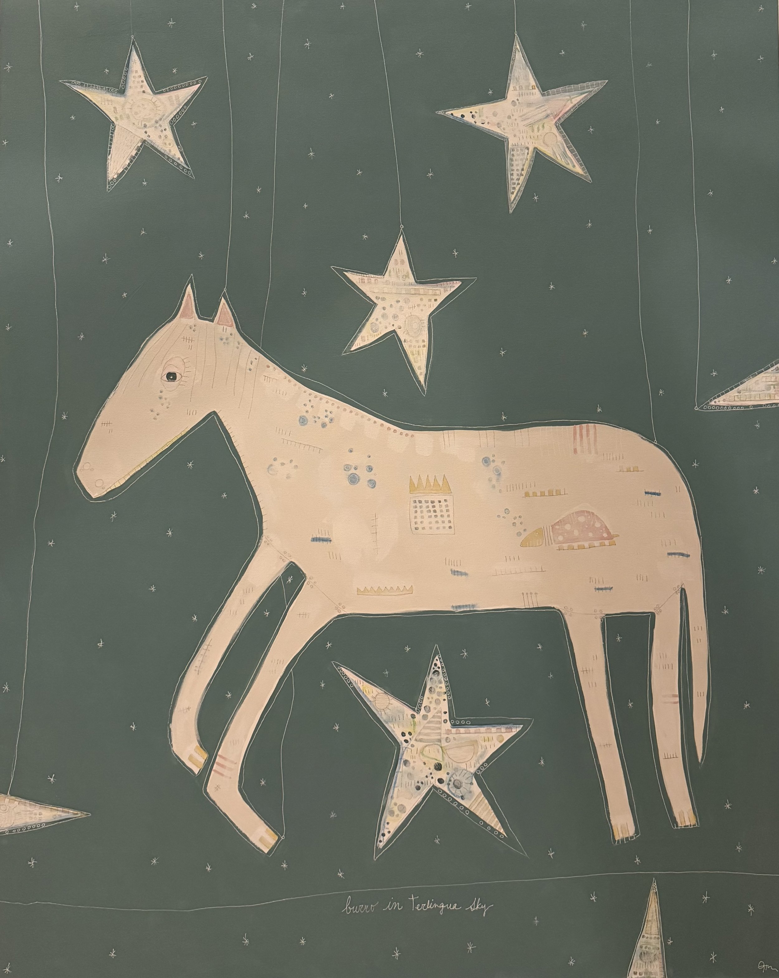 Burro in Terlingua Sky, 2025 60X48.jpg