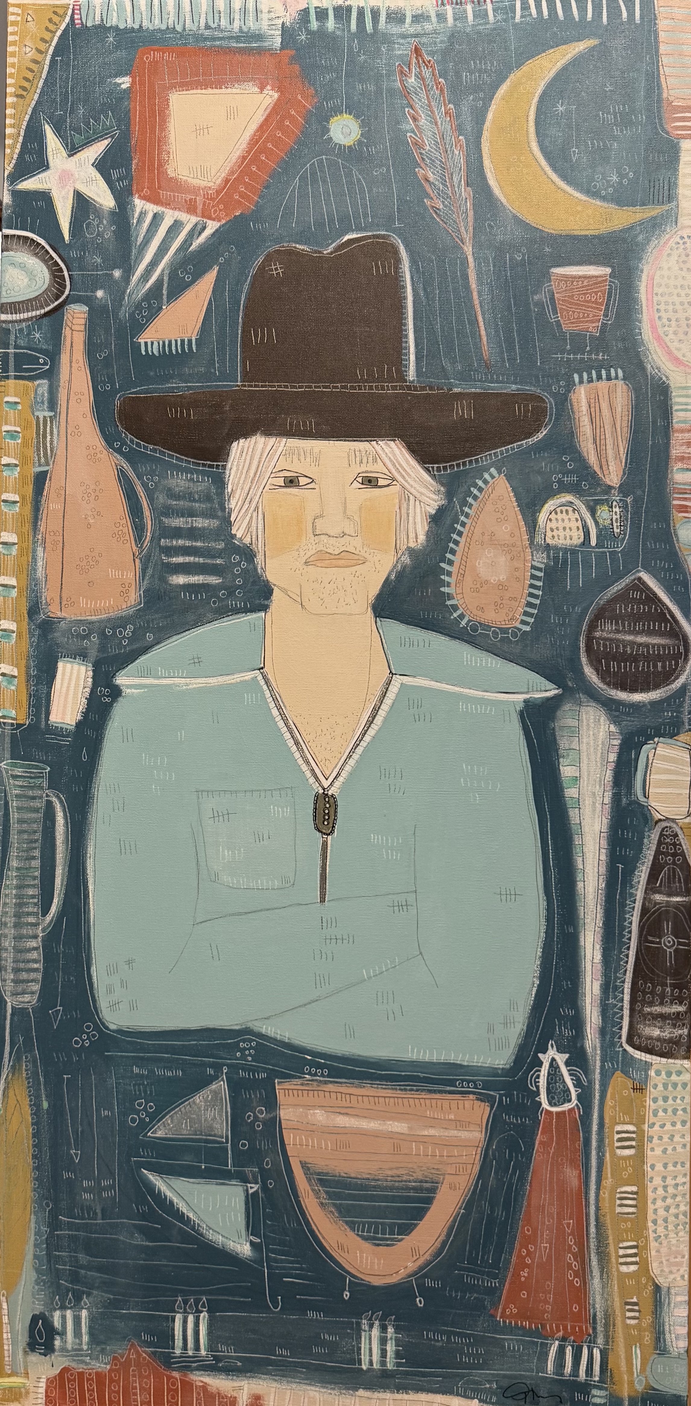 Cowboy Under Texas Sky 23.5X48 2025.jpeg