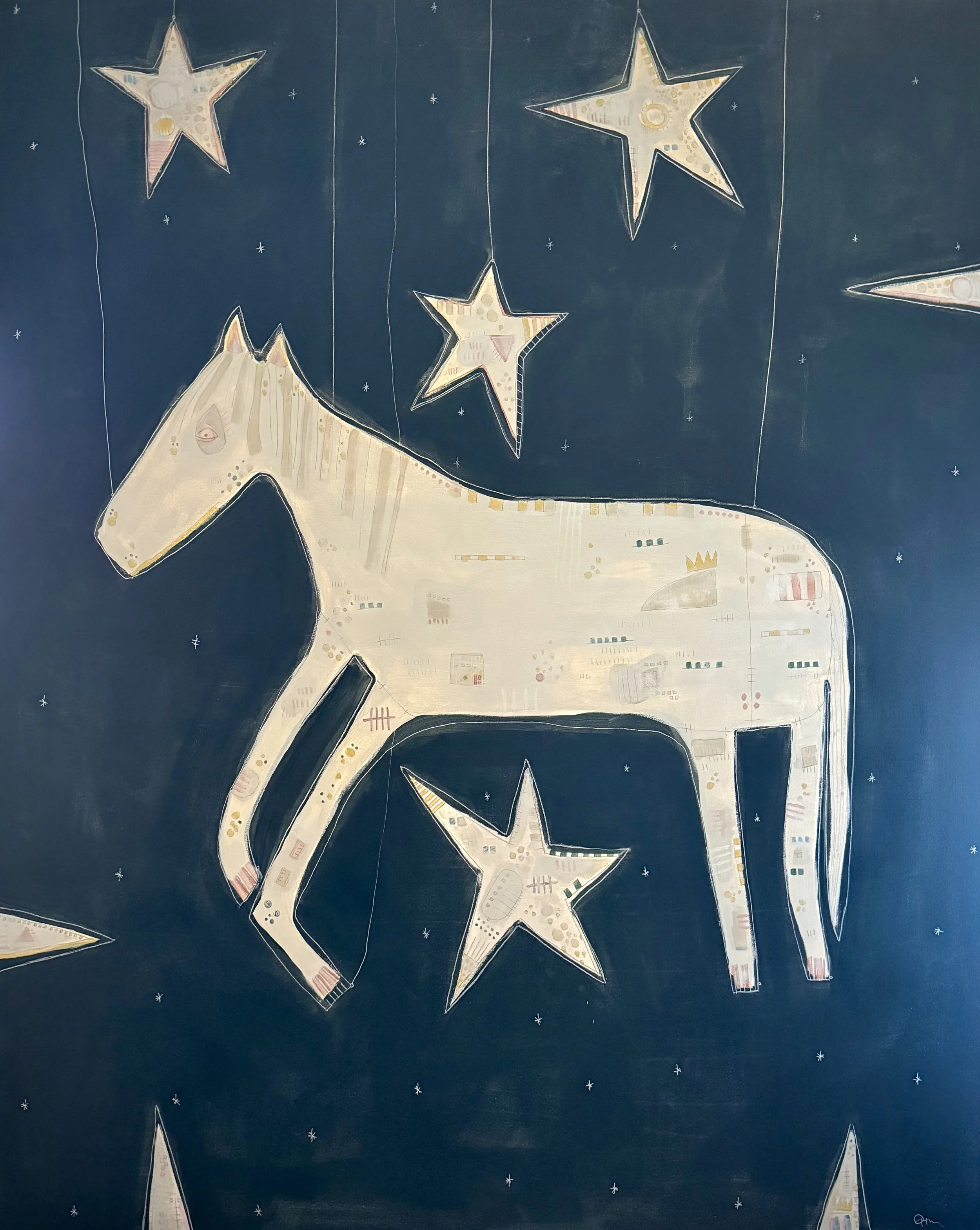 burro in texas sky, 2025 60X48.jpg