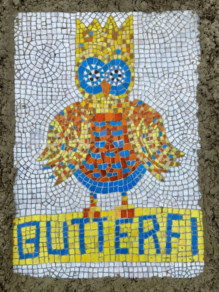 Mosaic Segment from Rhoman Sweet Shop Floor