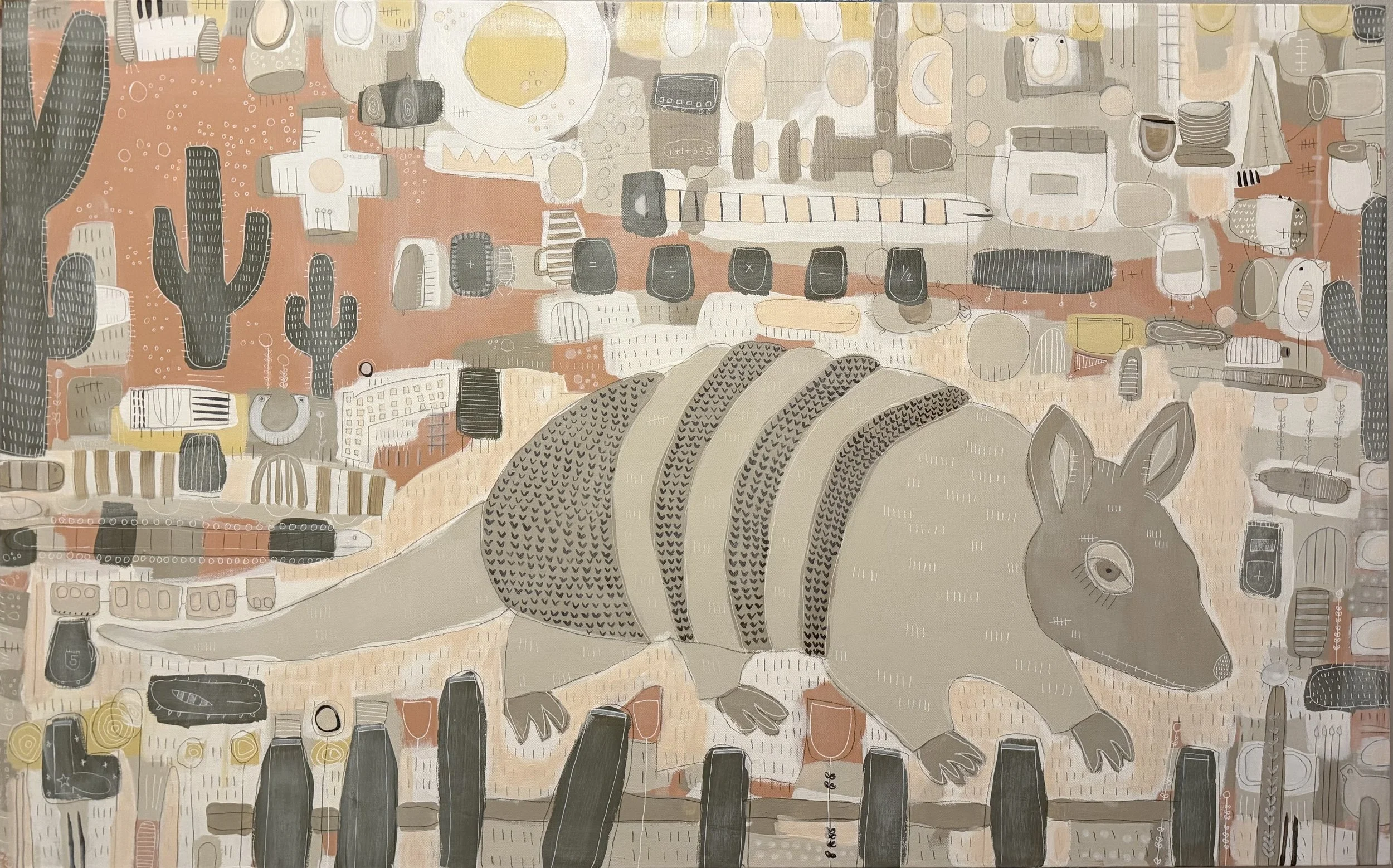 Armadillo in Texas, 2026, 30X48.jpg