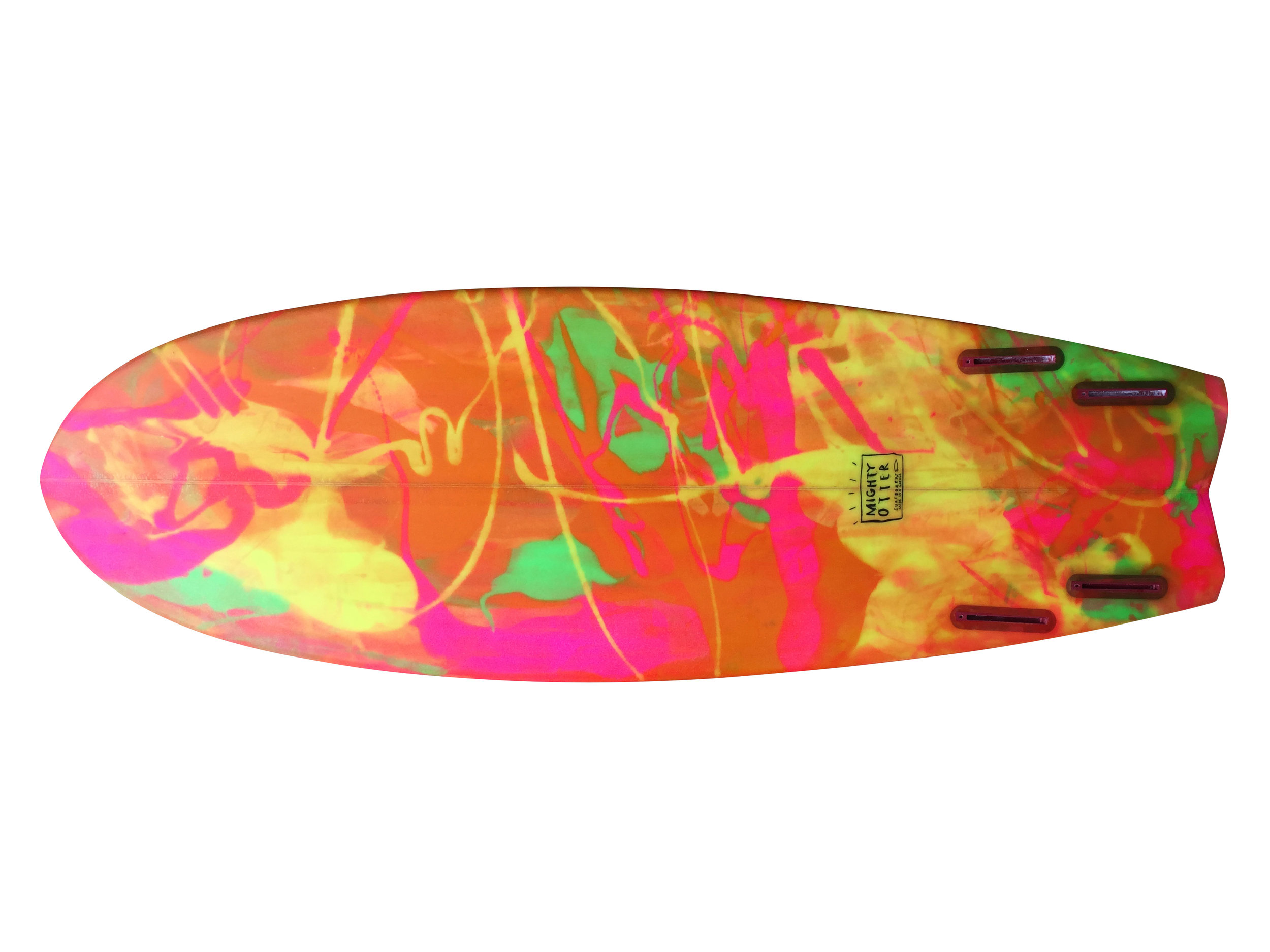 Pin Line + Psycho Tint / orange - yellow - pink -green