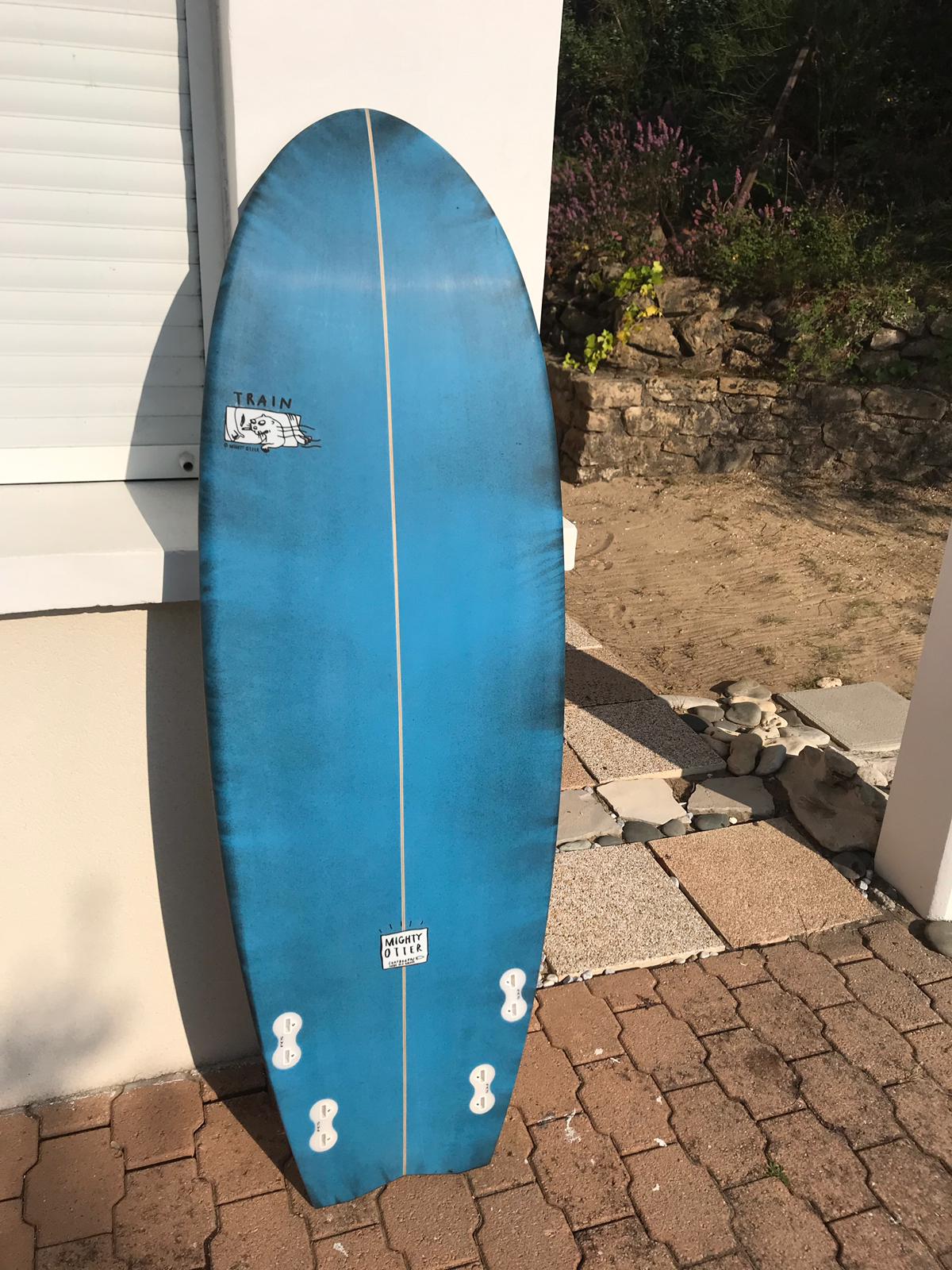Rail Fade / black - blue