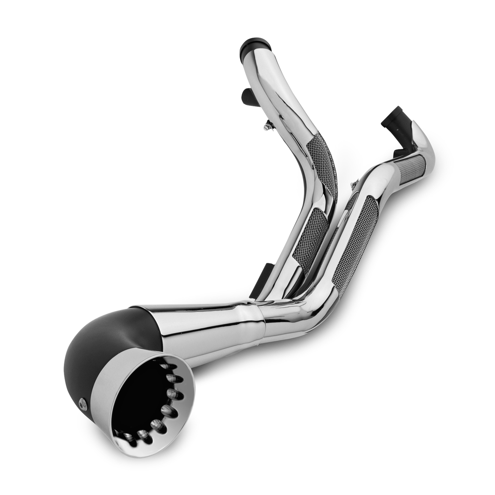 TAB PERFORMANCE FITS HARLEY DAVIDSON SOFTAIL 2007-2017 CHROME TIP  COMPATIBLE EXHAUST PIPES