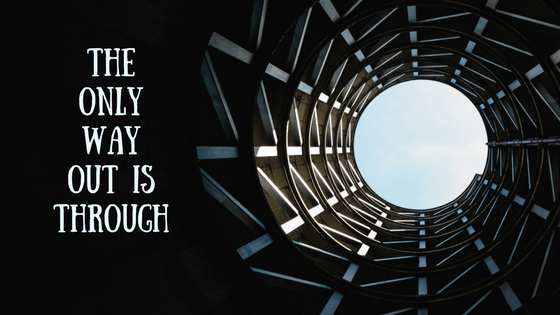 The Only Way Out is Through: exploring our thoughts to unlock our true essence