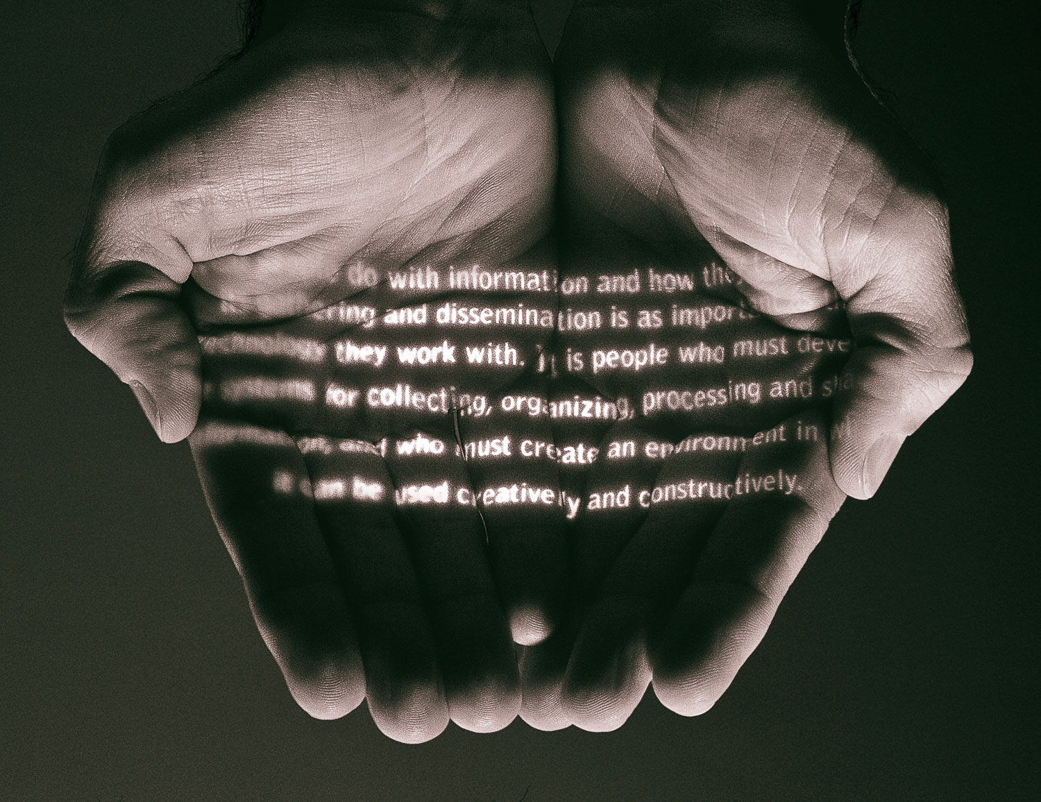 Iridium, projection on Hands