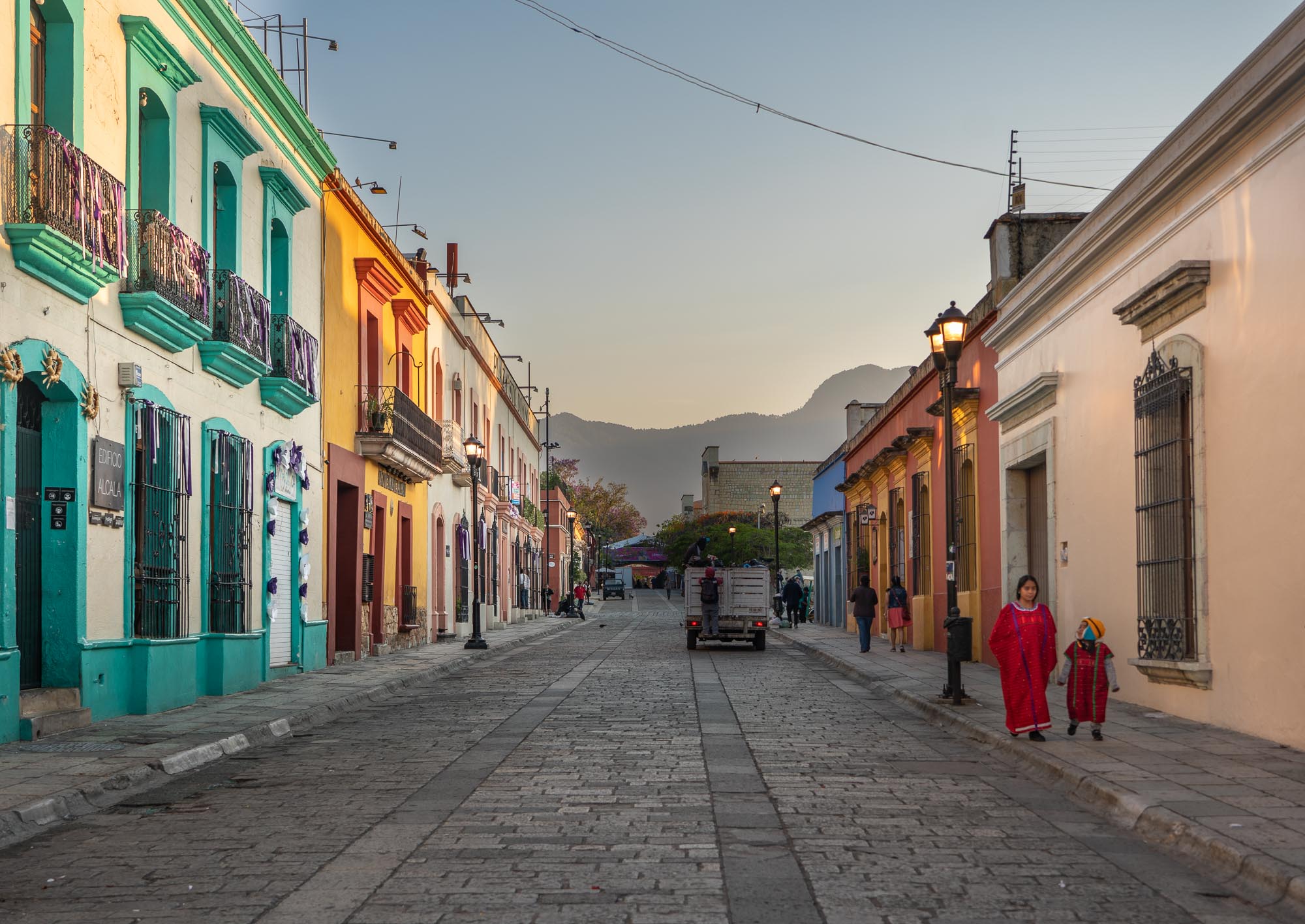 Morning walk, Oaxaca