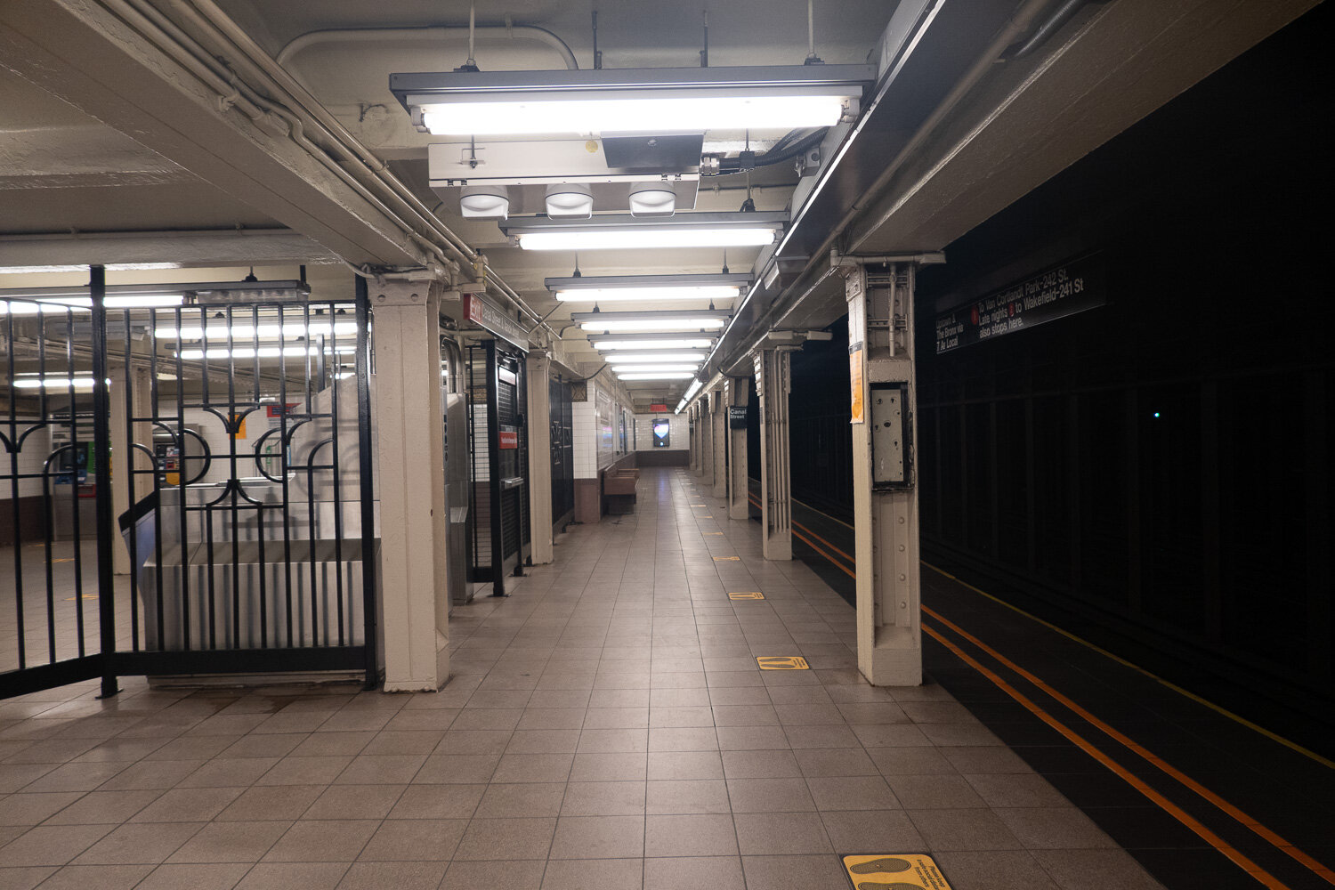 Subway turnstiles pandemic